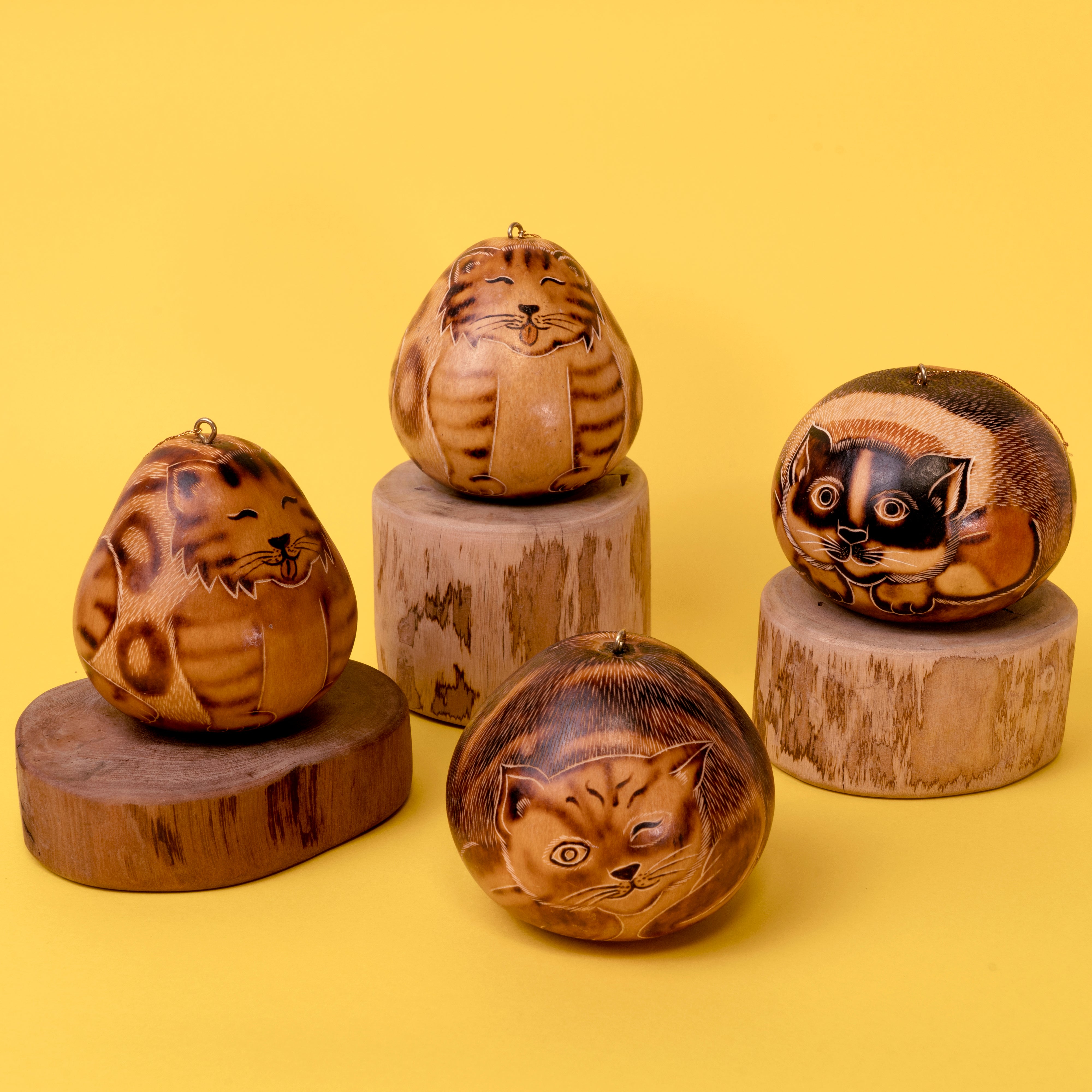 Cat - Gourd Ornament, assorted designs