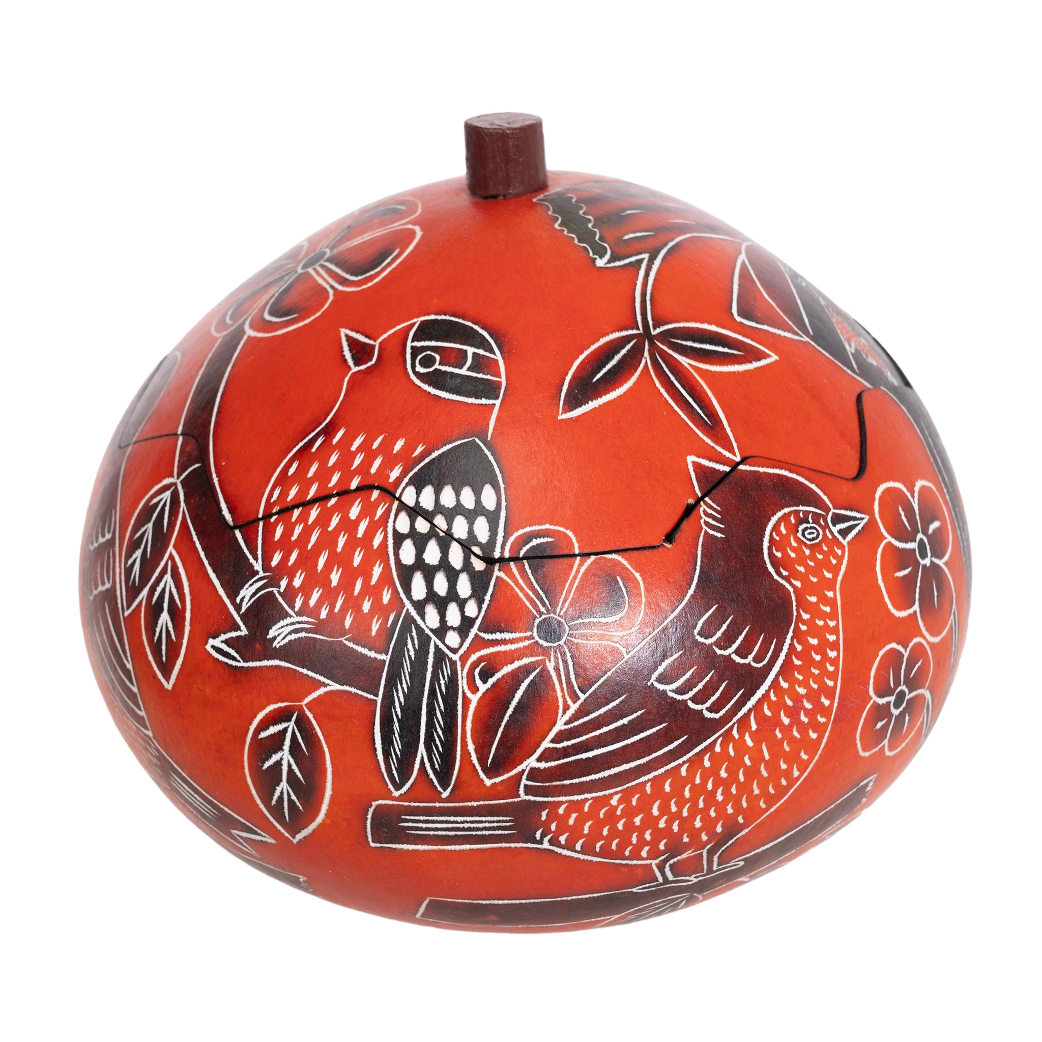 Backyard Birds - Medium Gourd Box