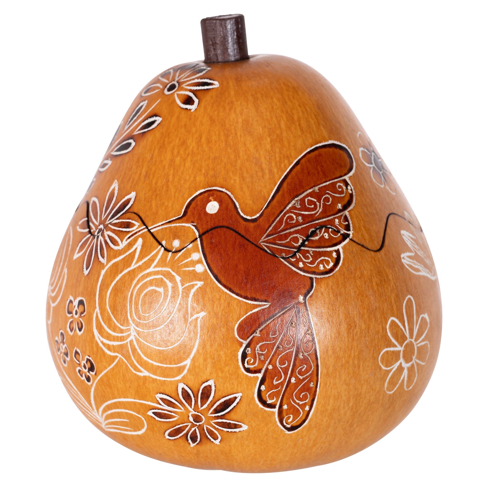 Hummingbird - Mini Gourd Box