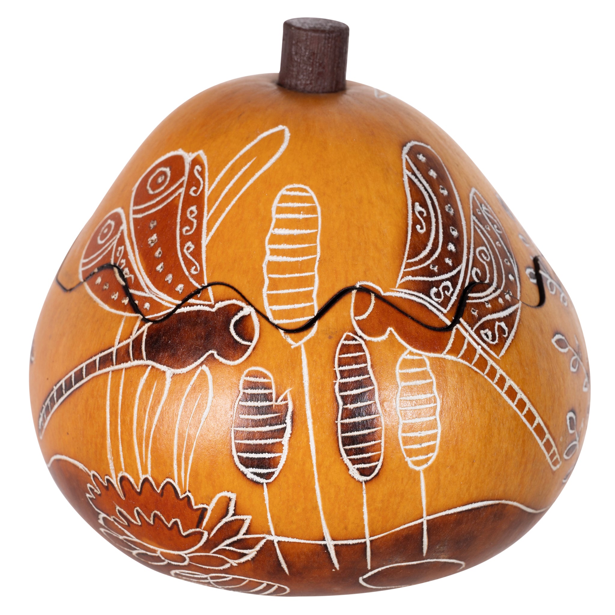 Dragonfly - Mini Gourd Box