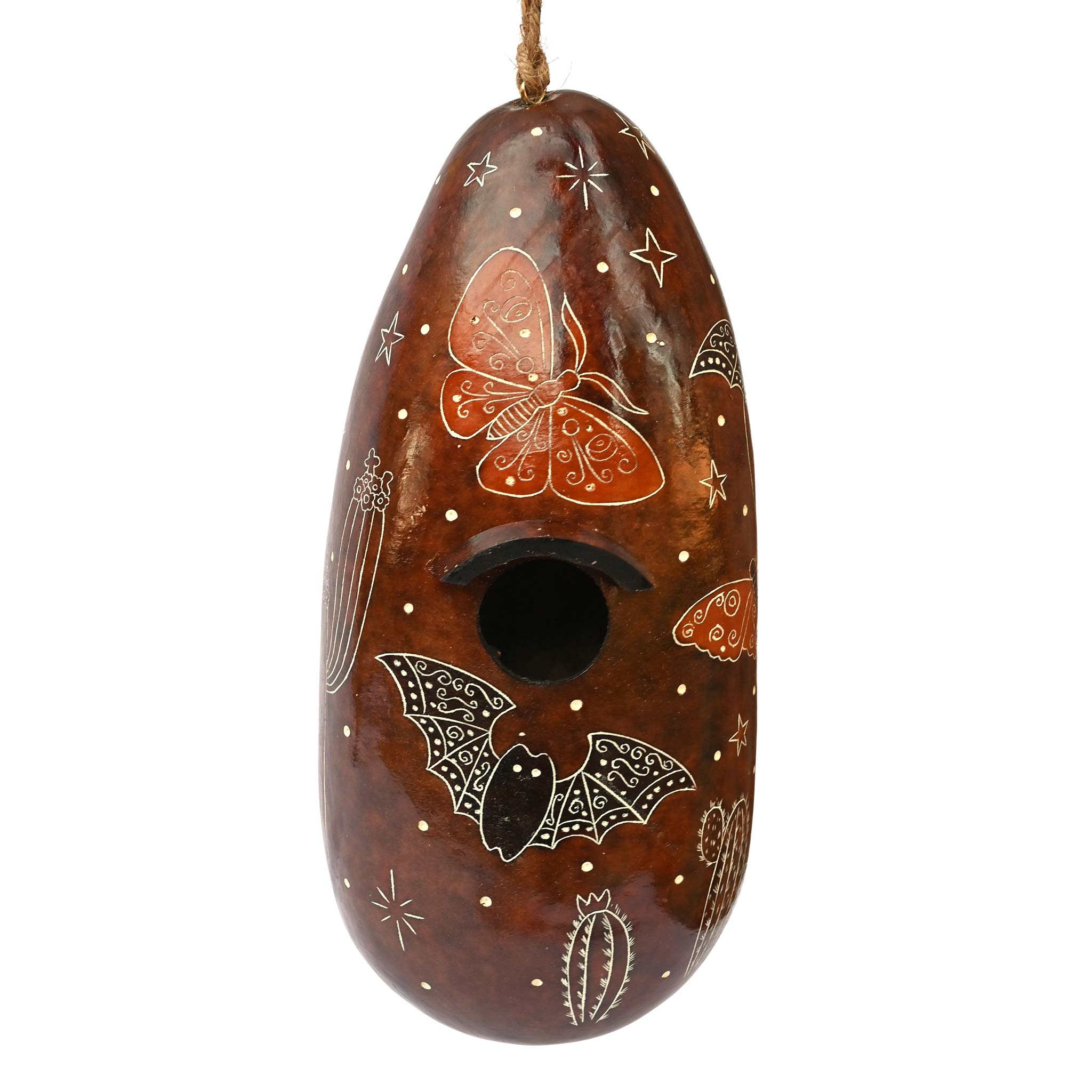 Night Pollinators - Gourd Birdhouse