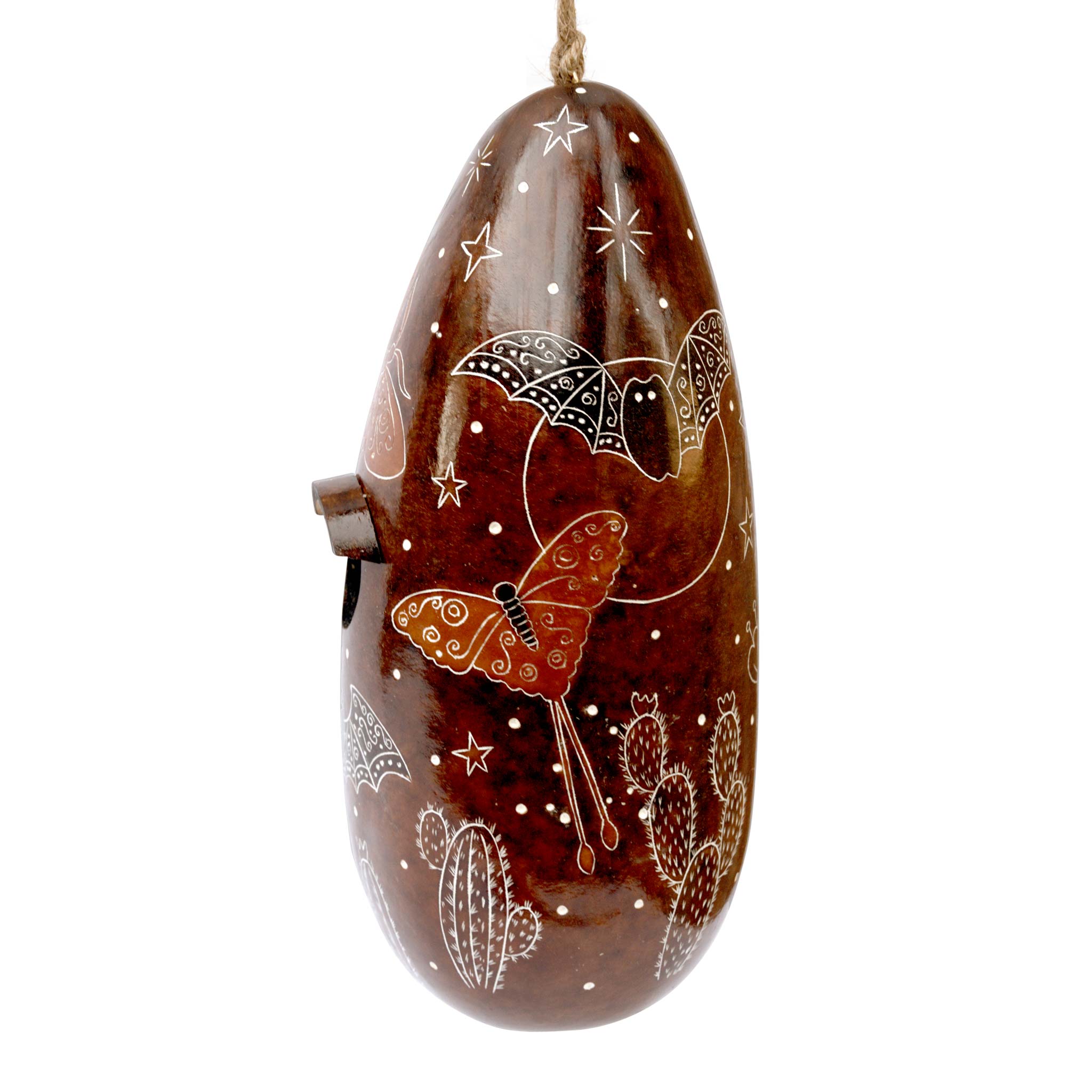 Night Pollinators - Gourd Birdhouse