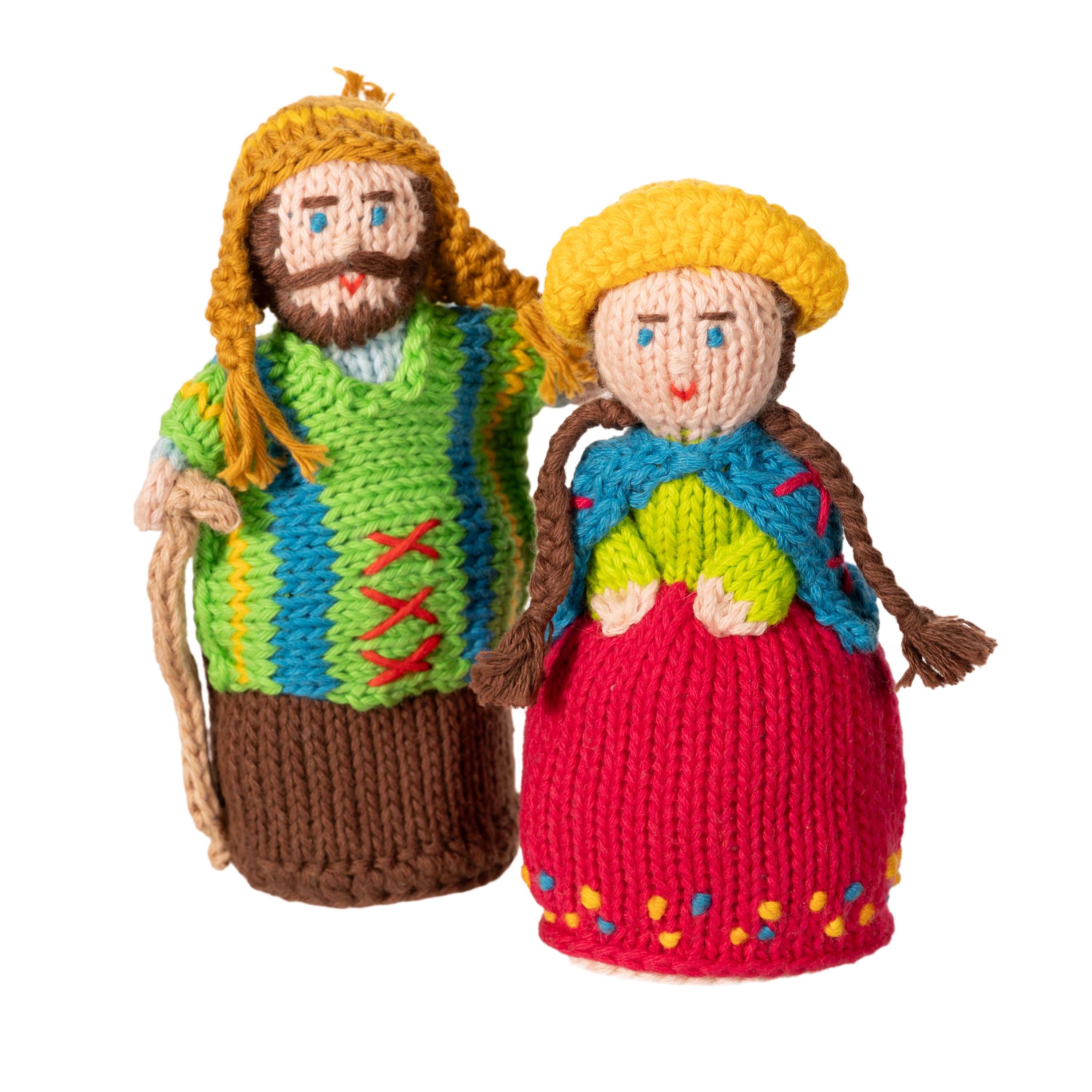 Highland Nativity - Organic Cotton Knit Set of 5