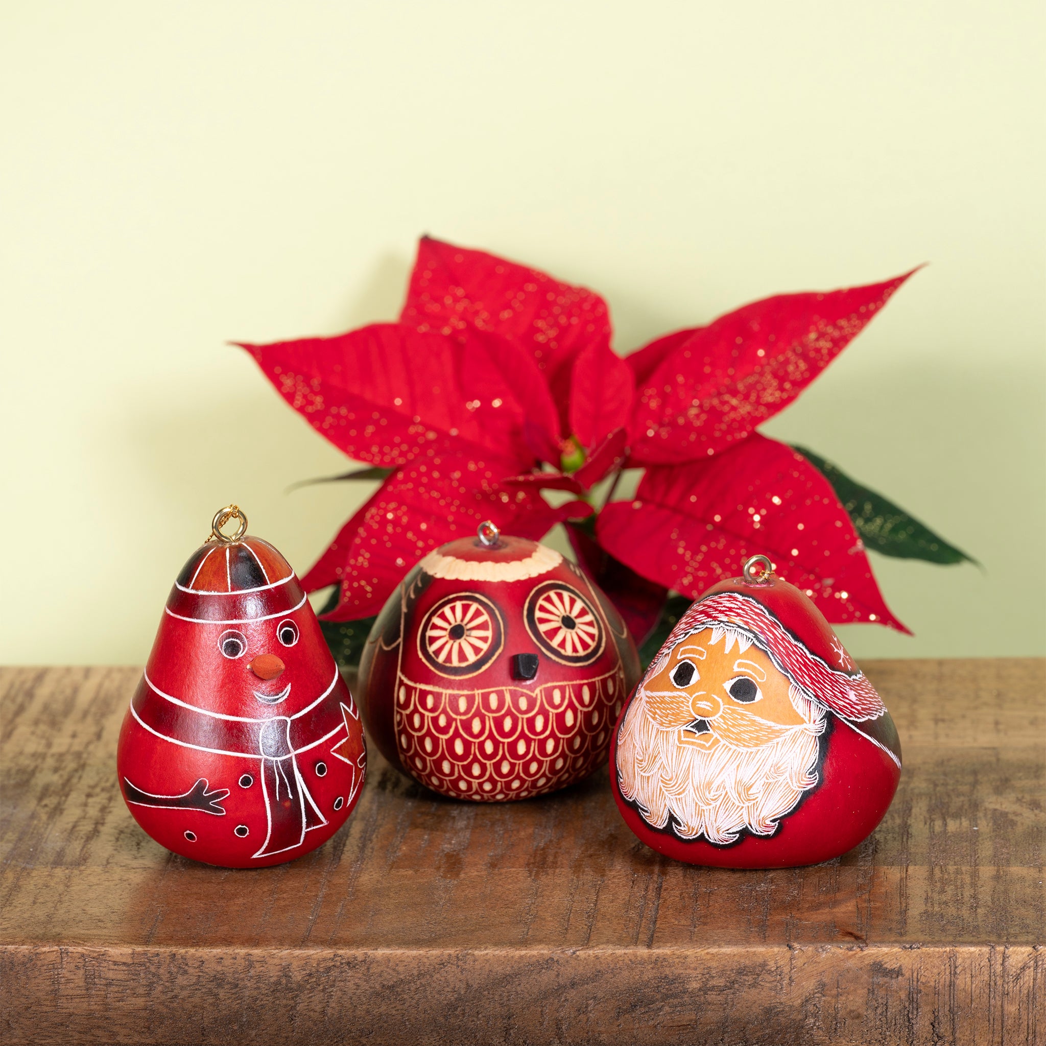 Christmas Mini Mix - Gourd Ornament (sold in 20's)