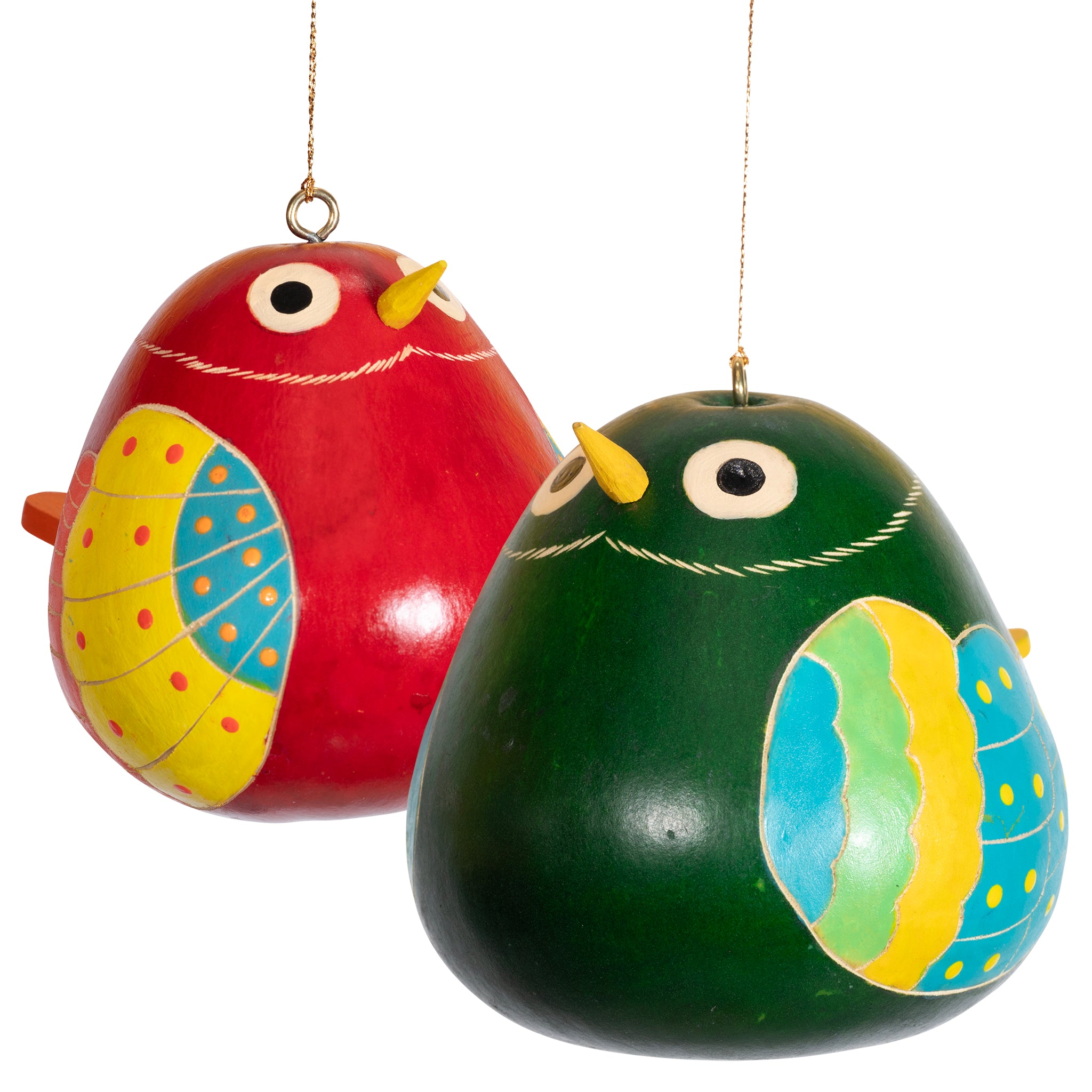 Birdies - Gourd Ornament (sold in 12's)