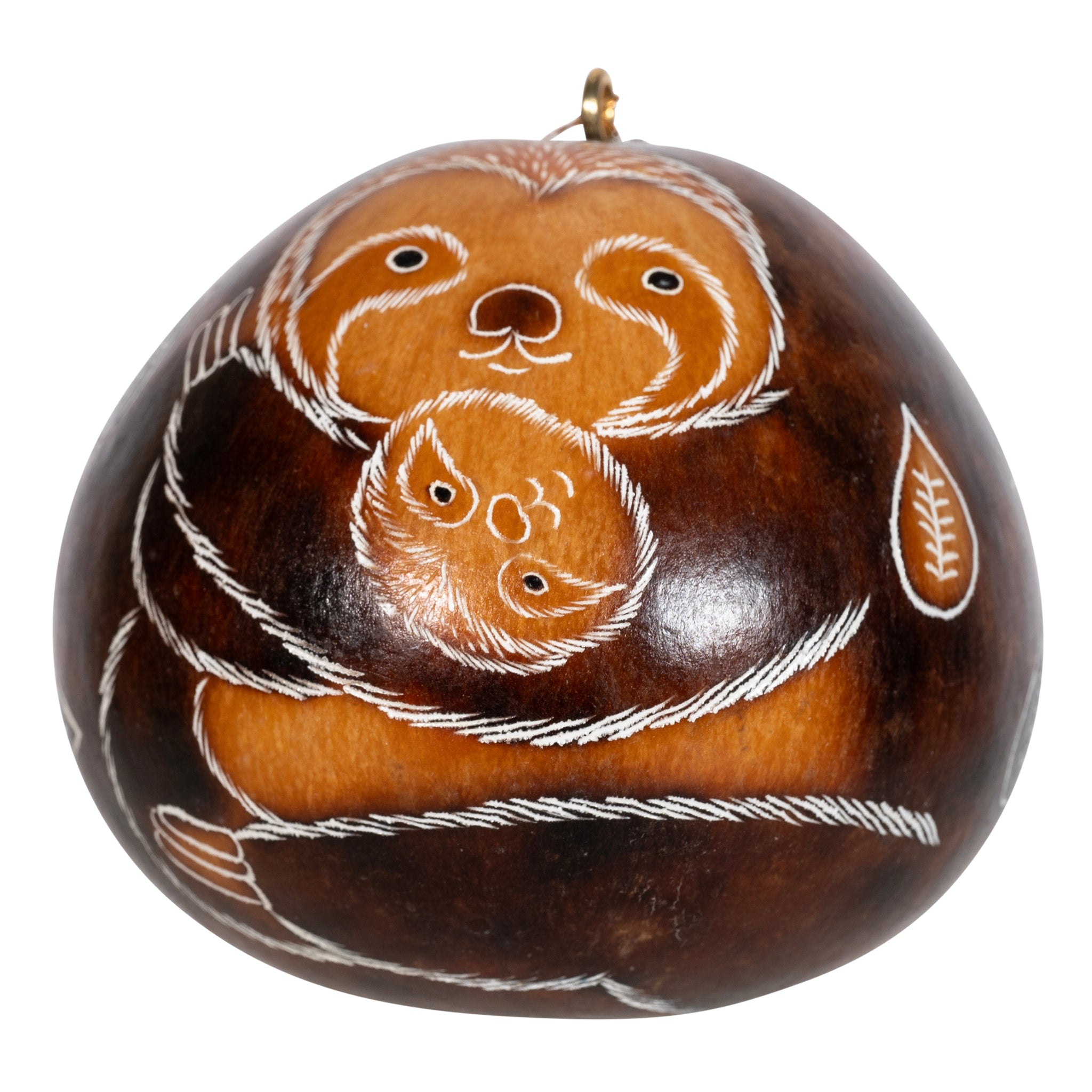 Sloth - Gourd Ornament