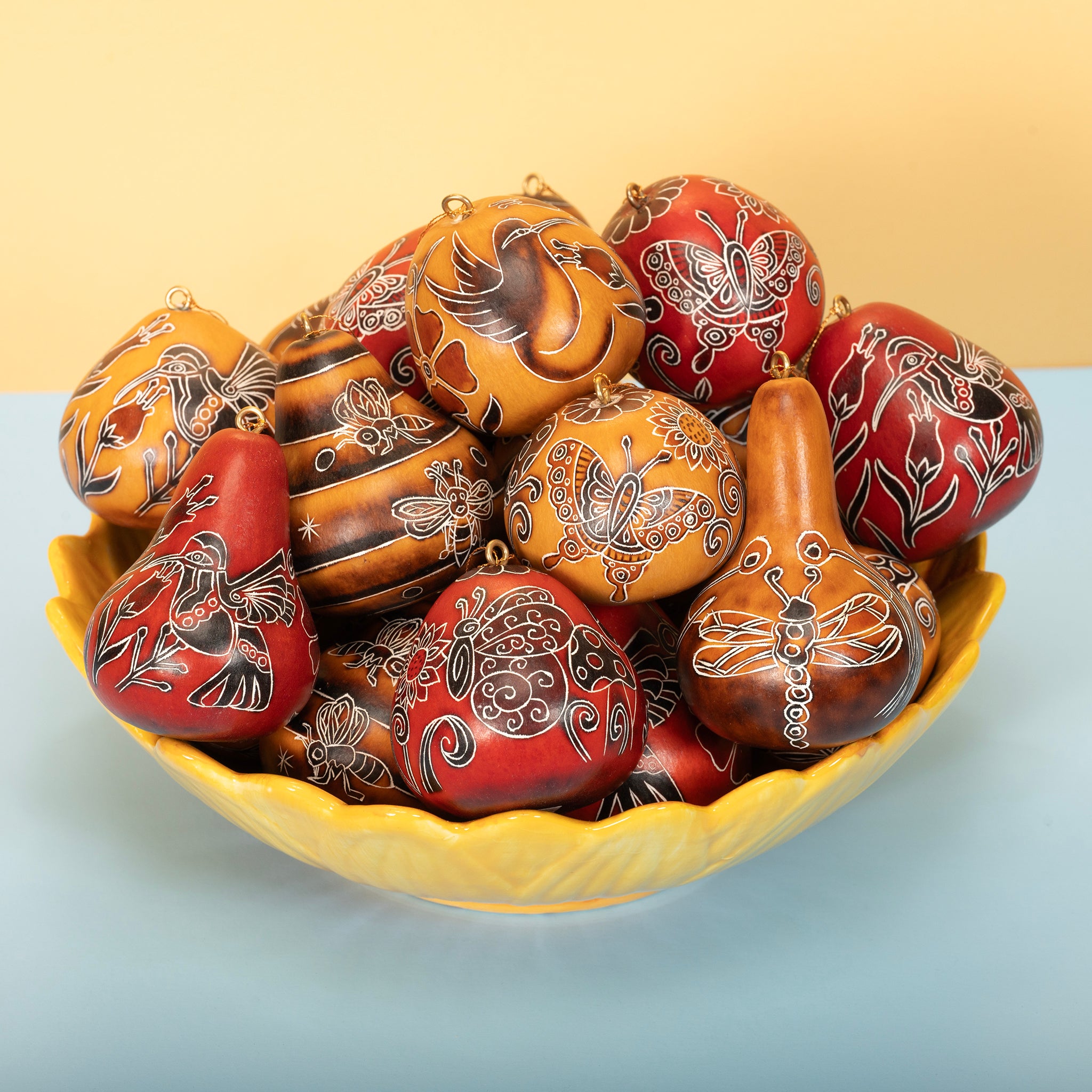 Nature Mini Mix- Gourd Ornament