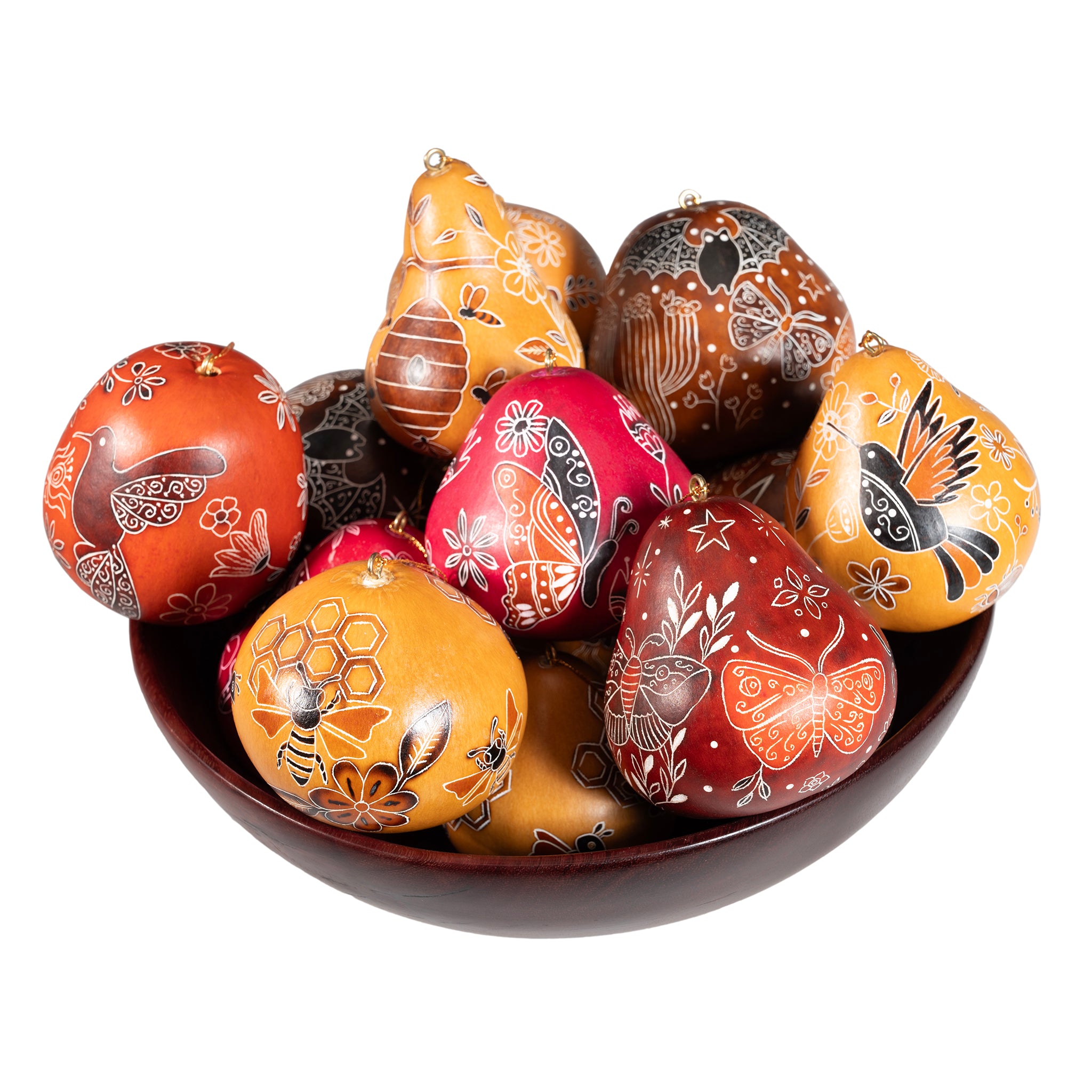 Pollinator Mix - Gourd Ornament