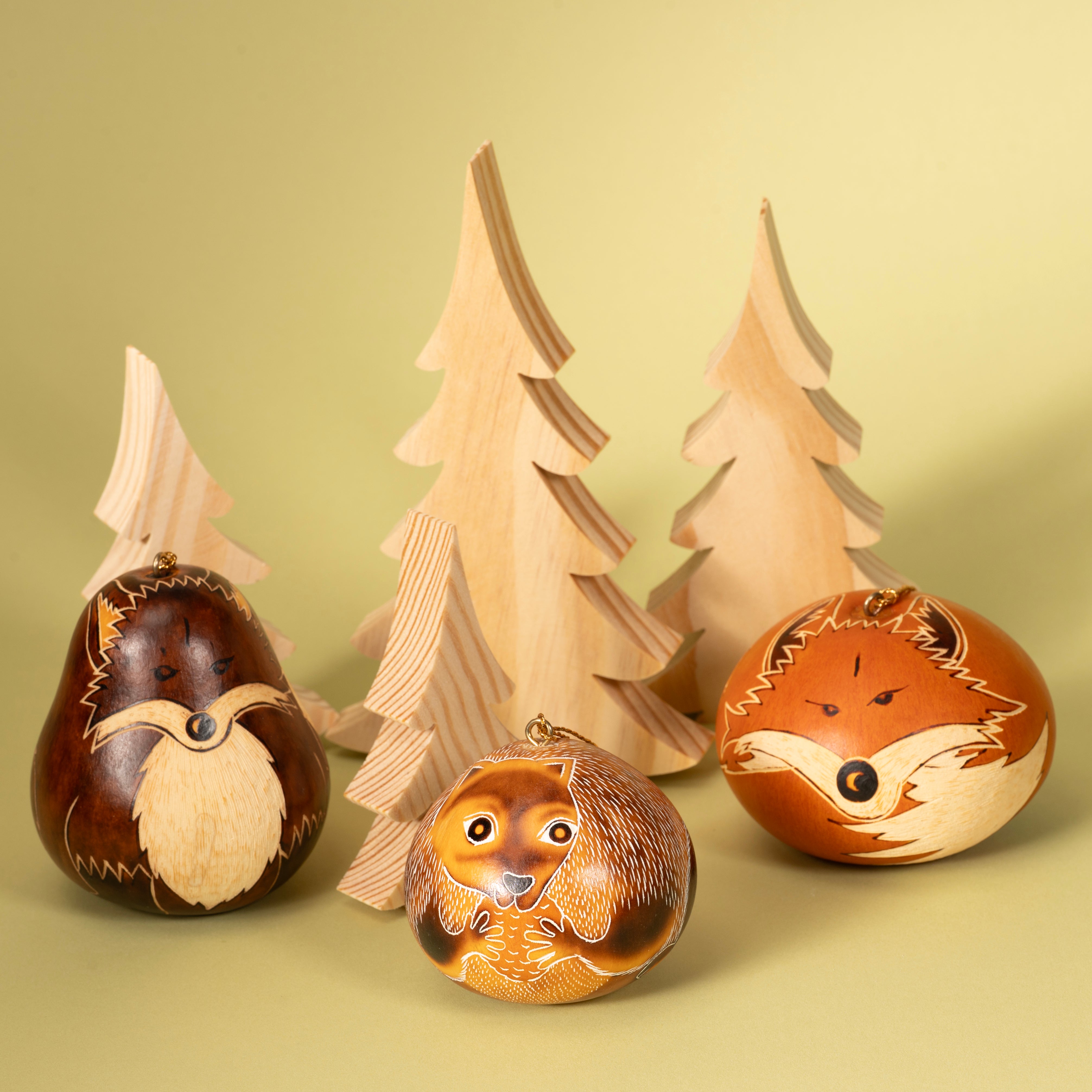 Forest Mix - Gourd Ornament