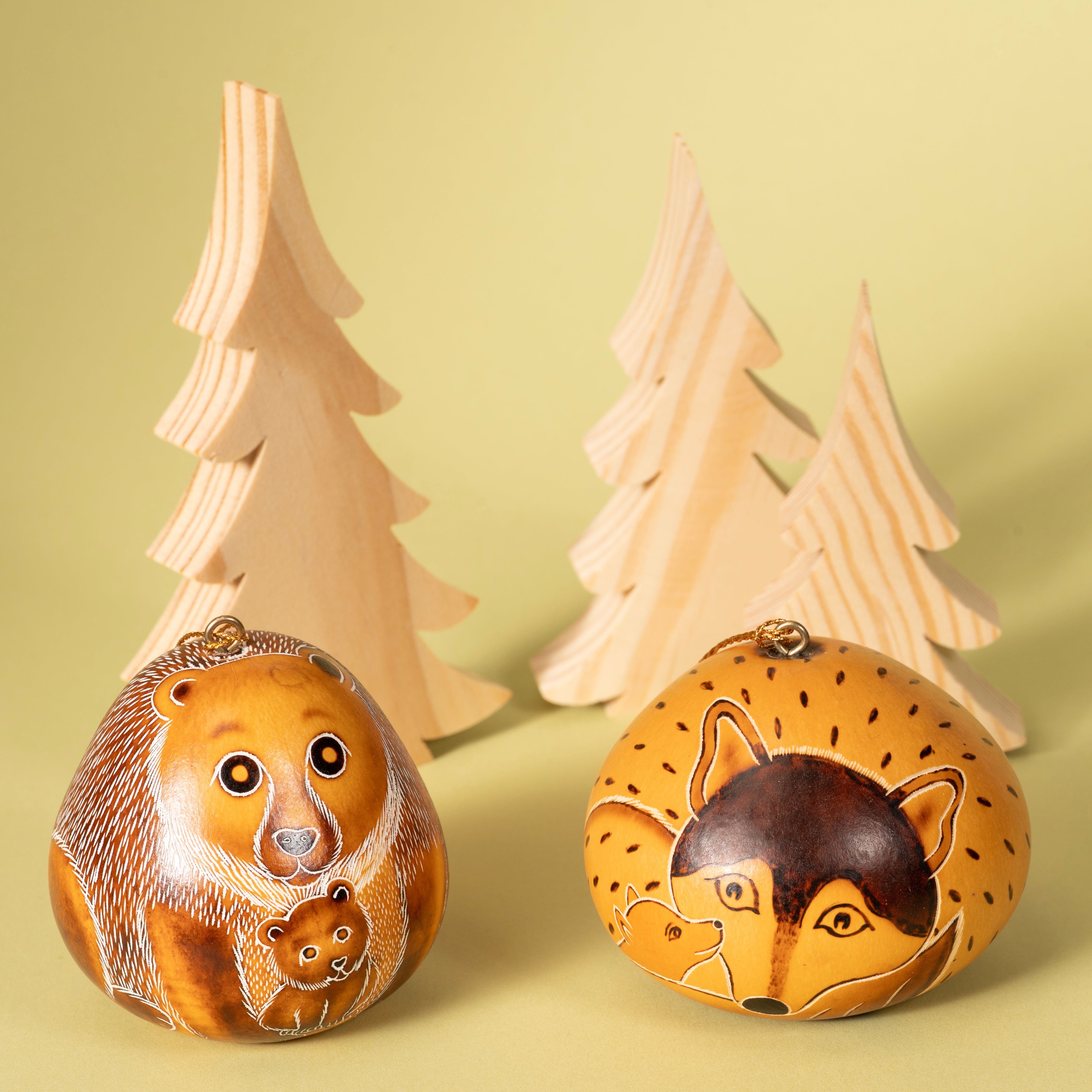 Forest Mix - Gourd Ornament