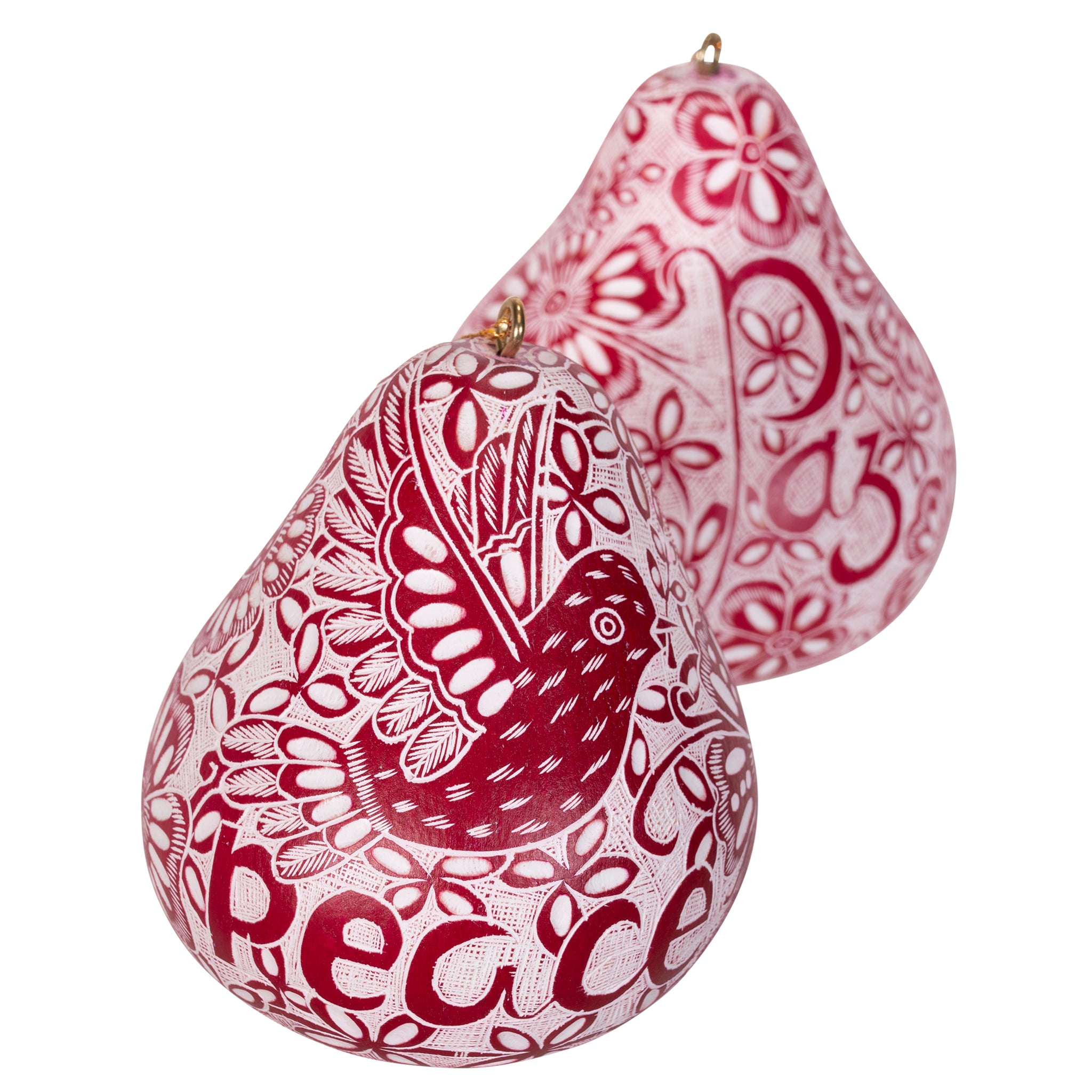 Dove of Peace - Gourd Ornament