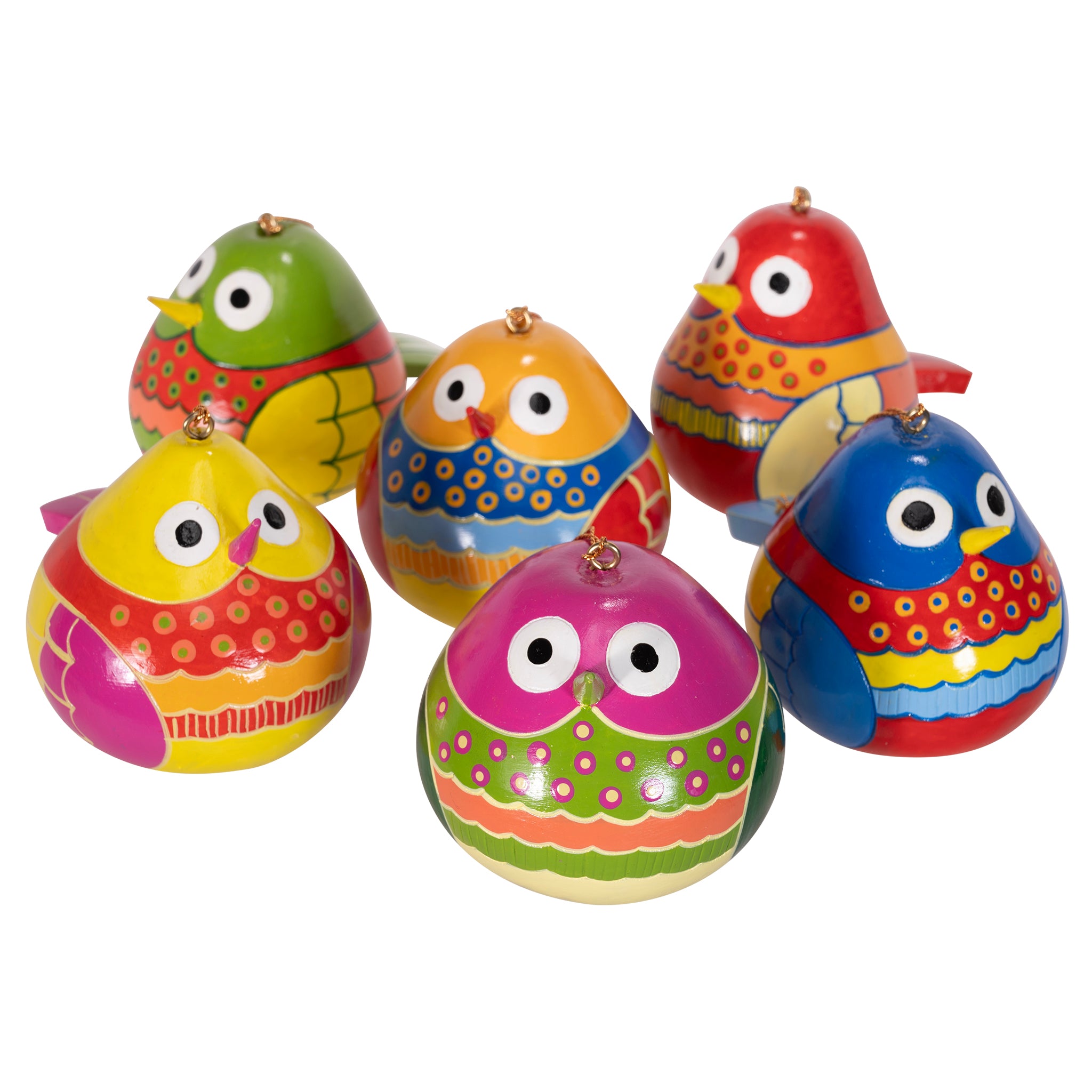 Chirpy Birds - Gourd Ornament