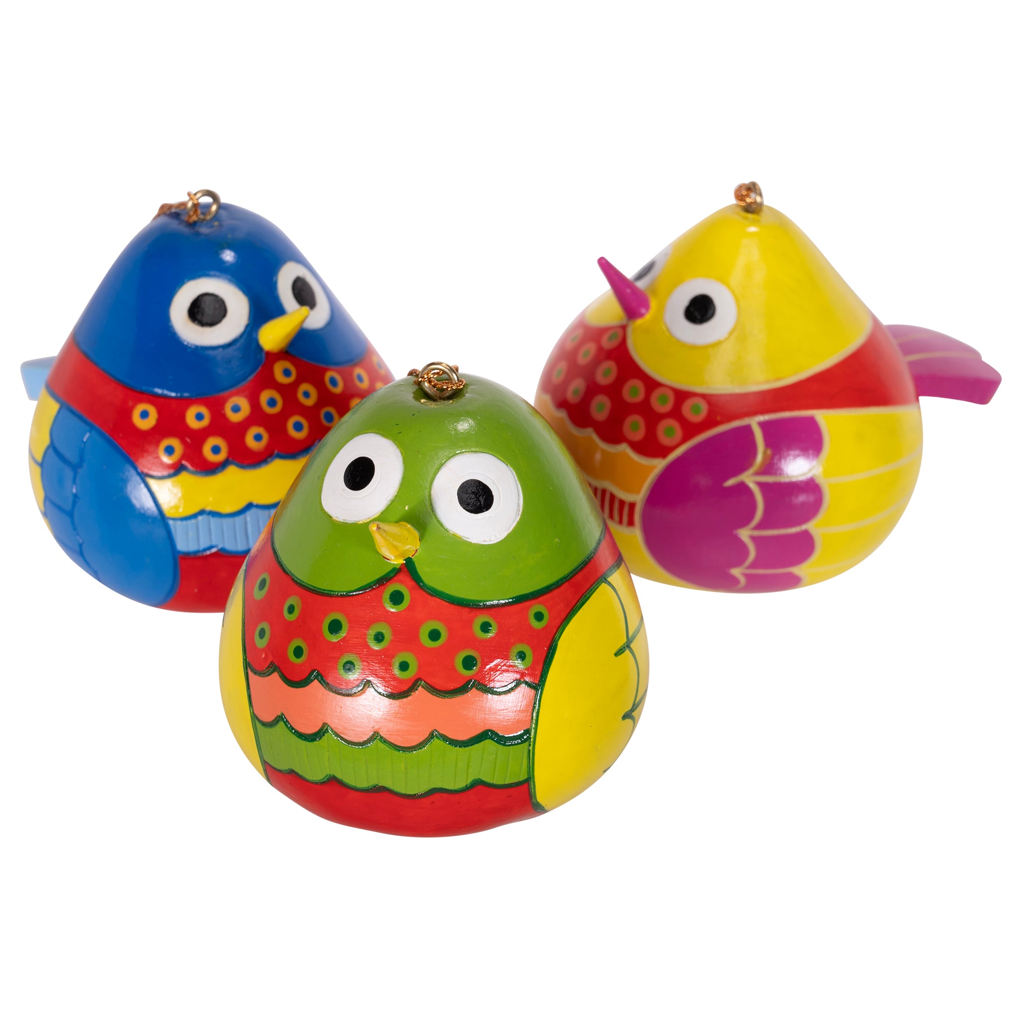 Chirpy Birds - Gourd Ornament