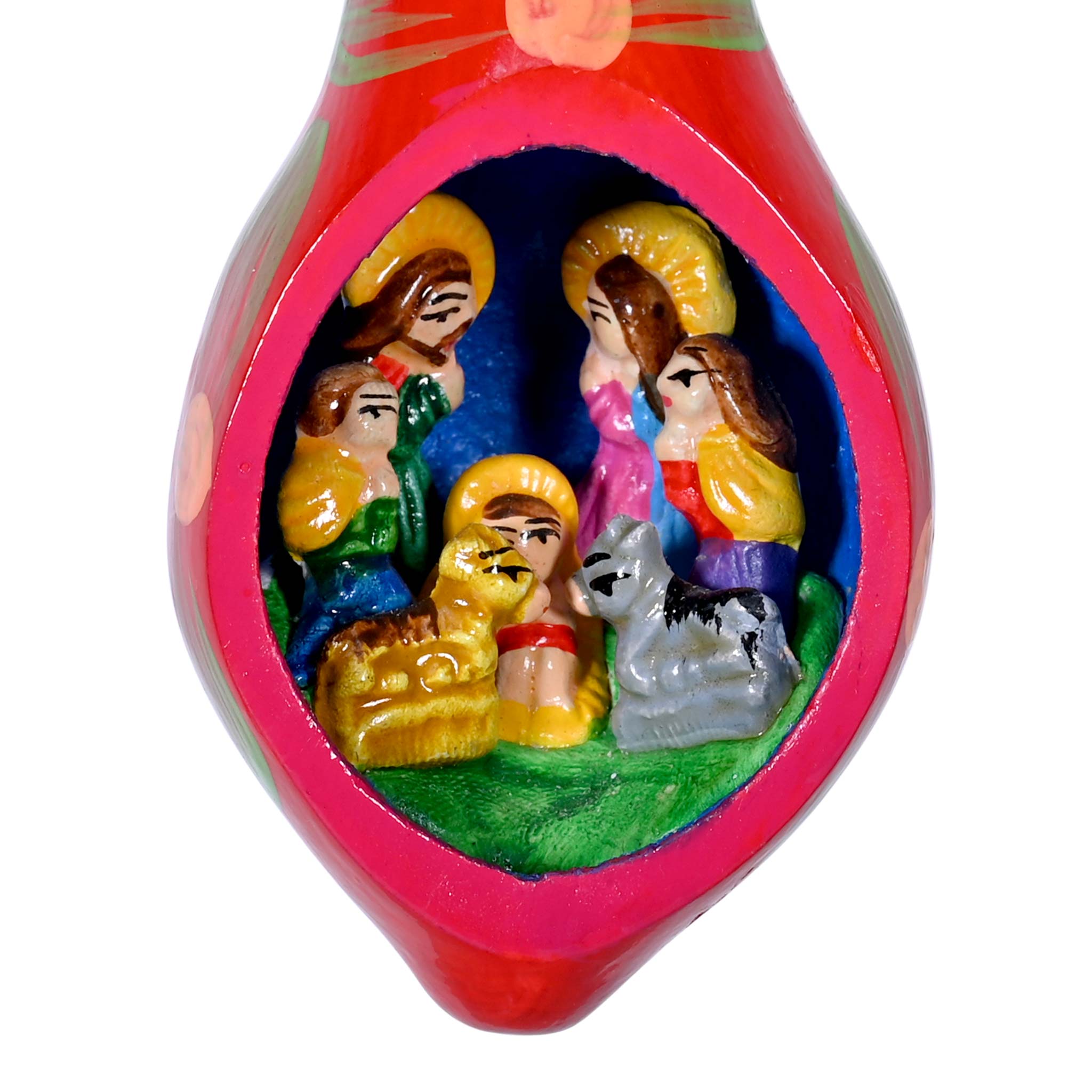 Nativity Dew Drop - Painted Ornament