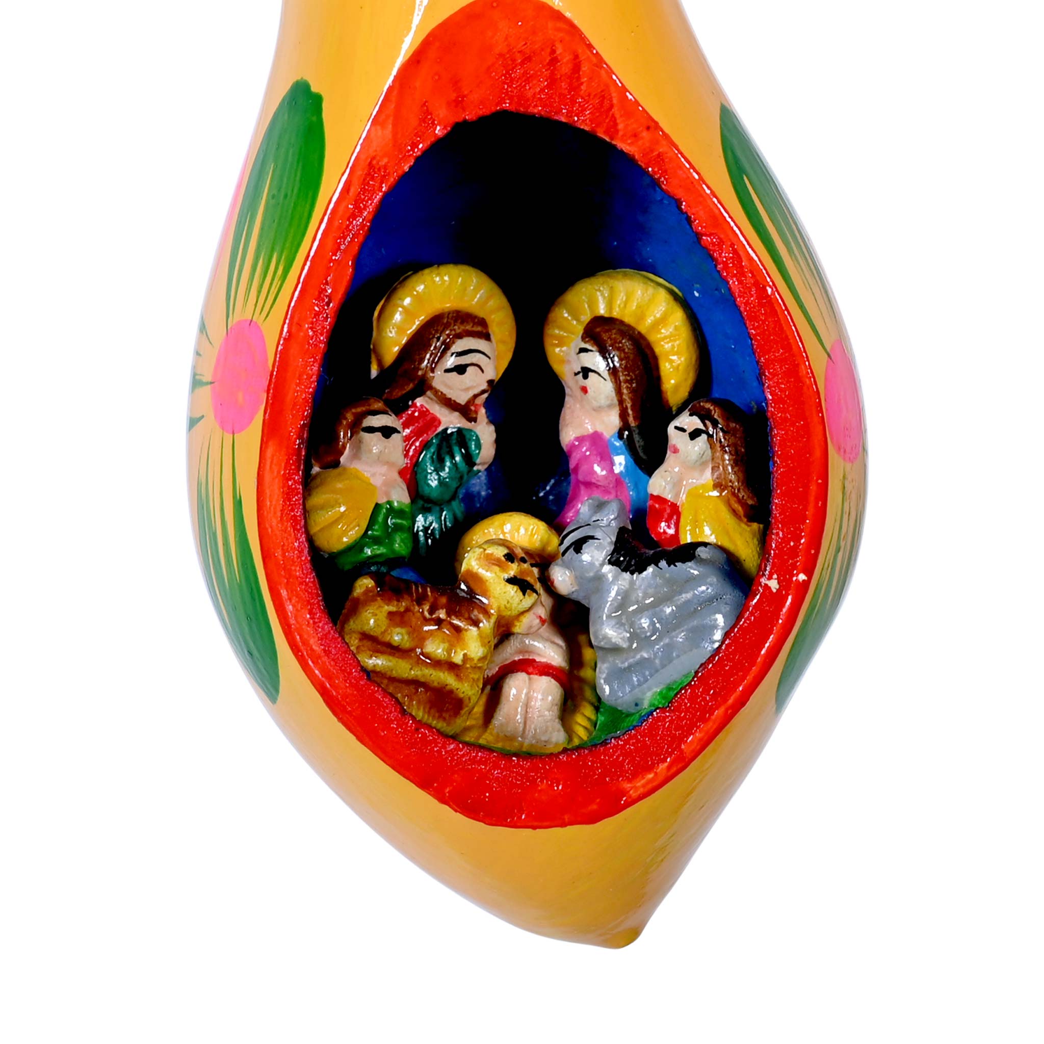Nativity Dew Drop - Painted Ornament