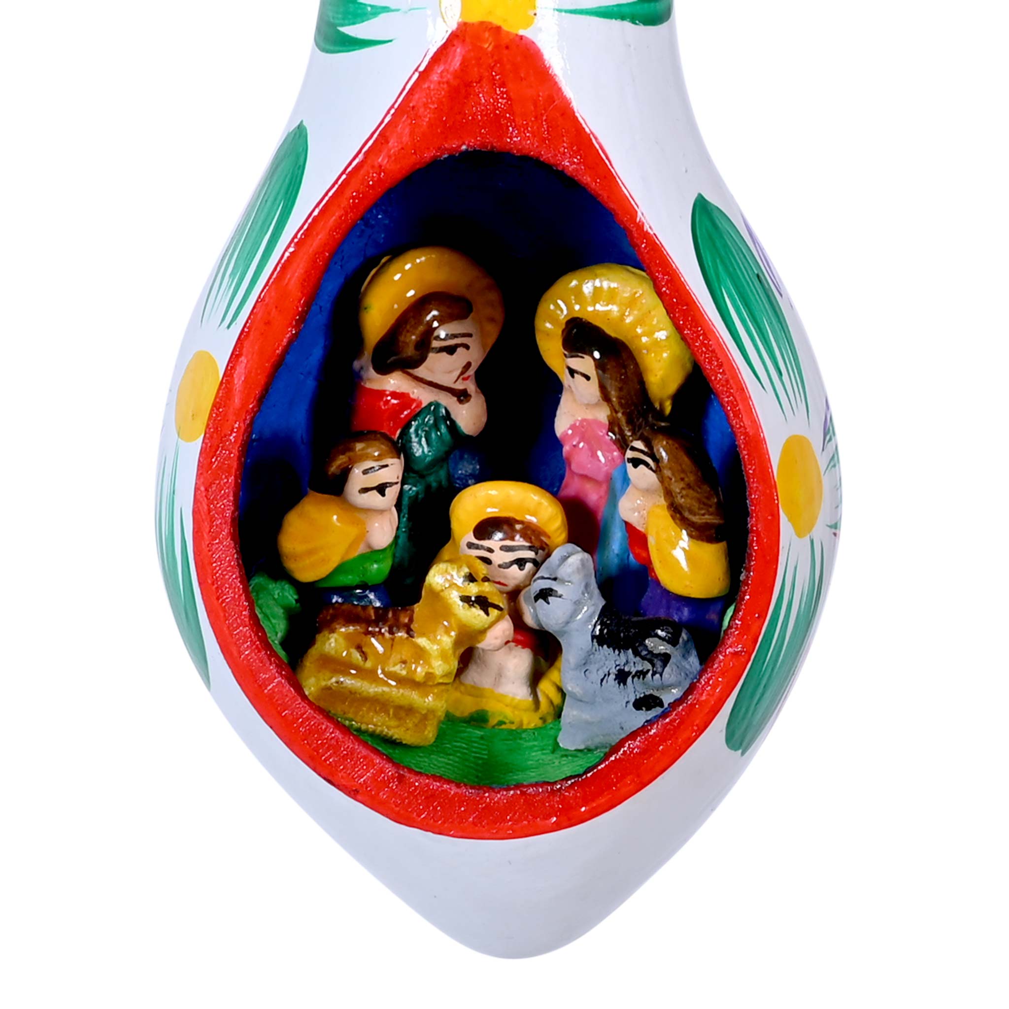 Nativity Dew Drop - Painted Ornament