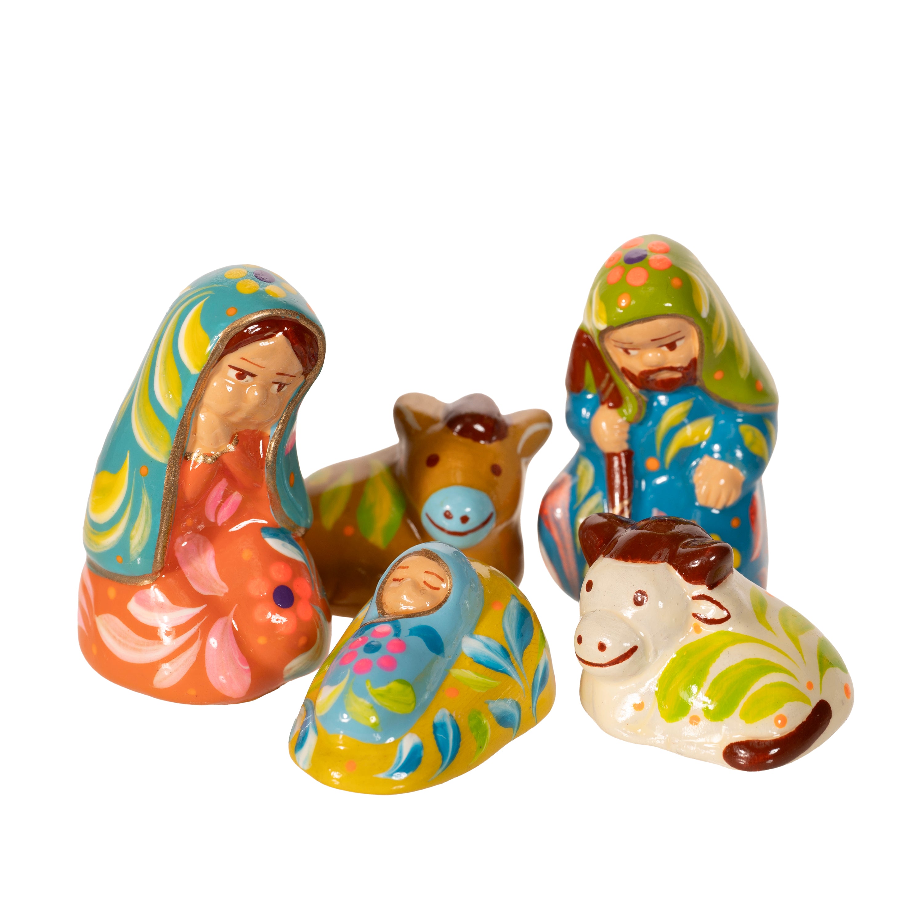 Confetti Ceramic Nativity Set of 5