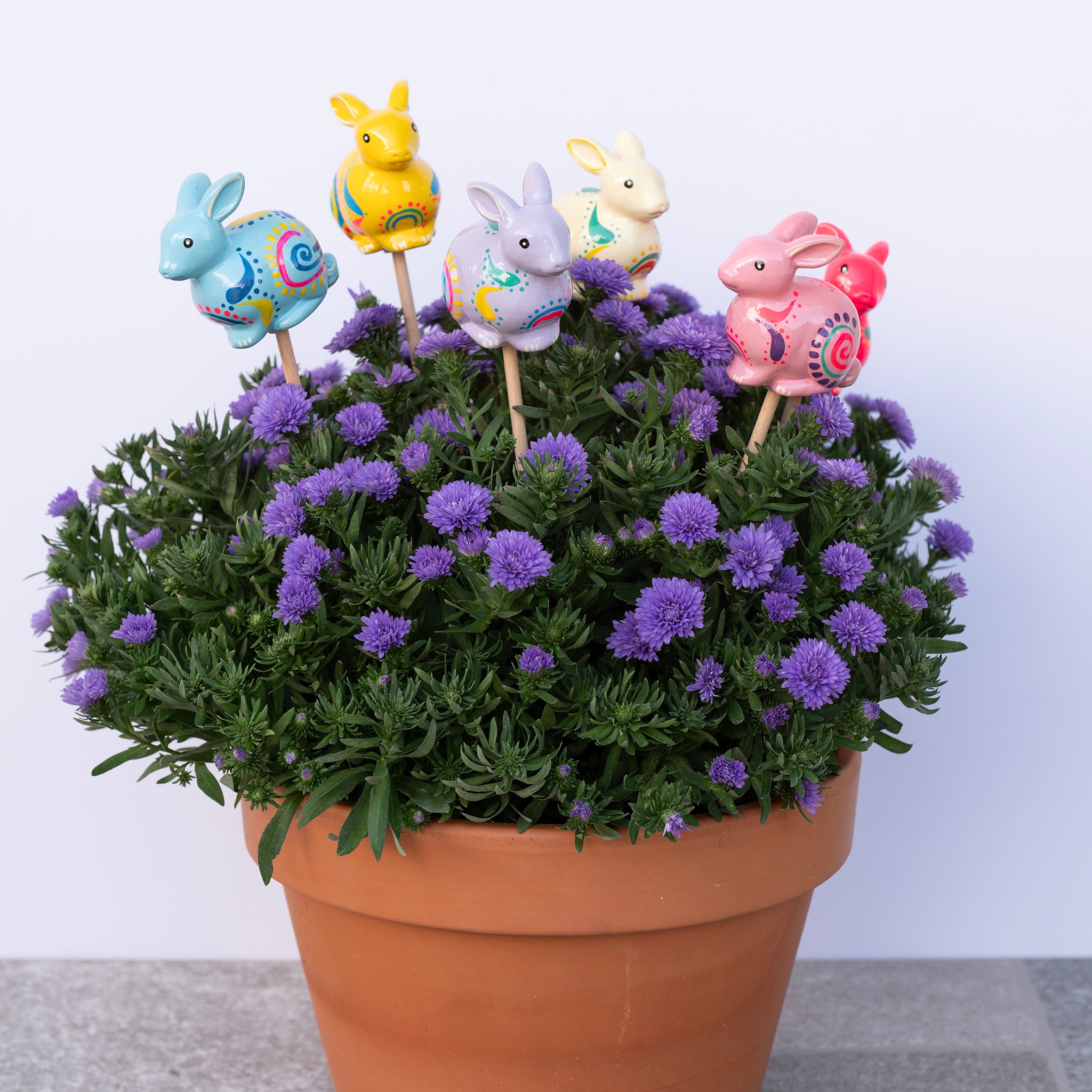 Rabbit Plant Stake Mix (sold in 6's)