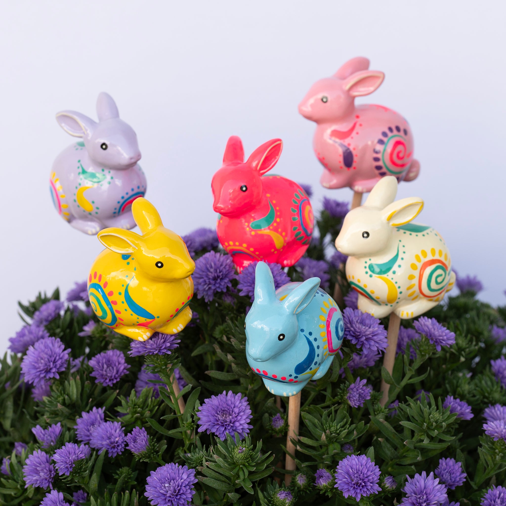 Rabbit Plant Stake Mix (sold in 6's)