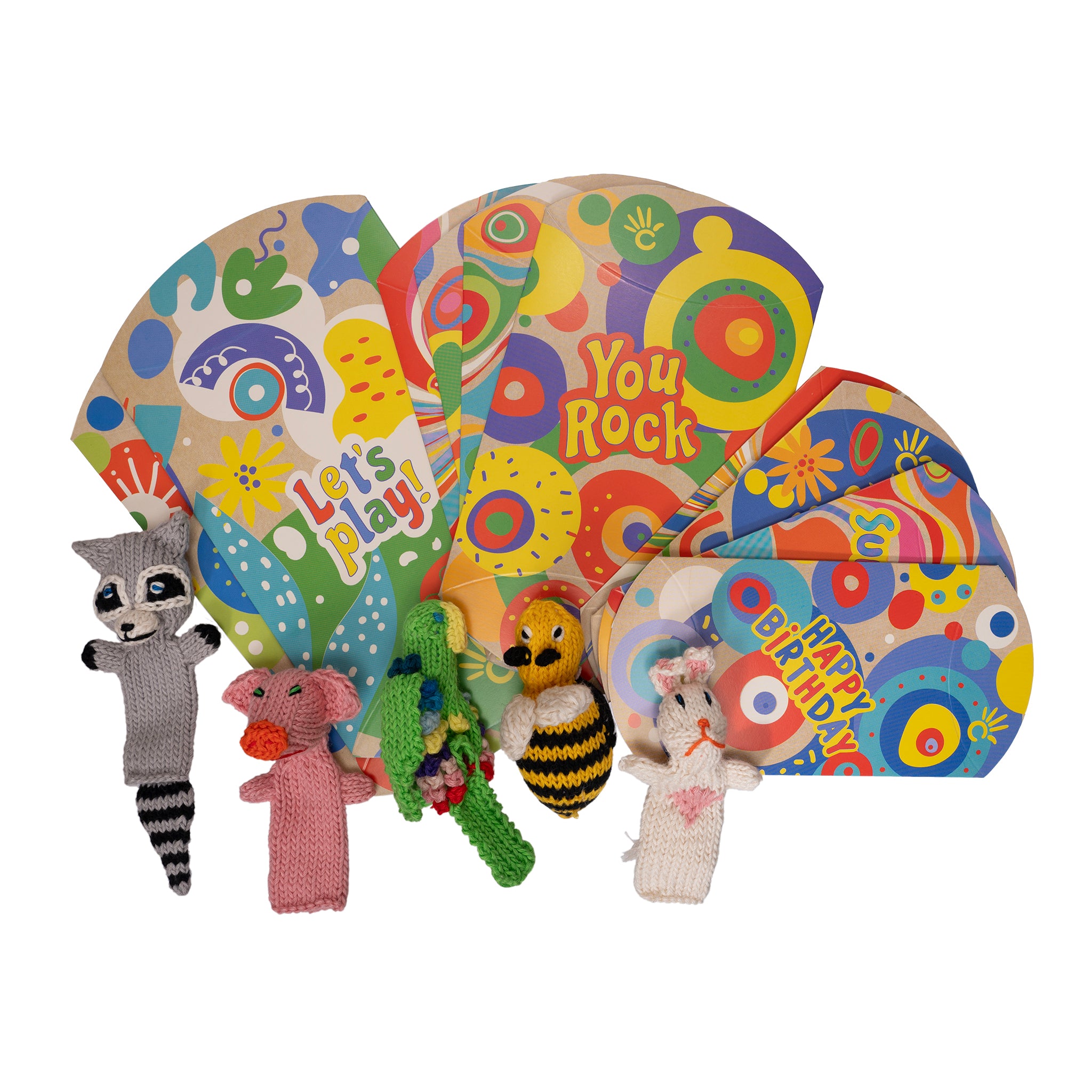 Puppet Celebration Pillow Boxes Mix: S, M & L (Sold in 10's)