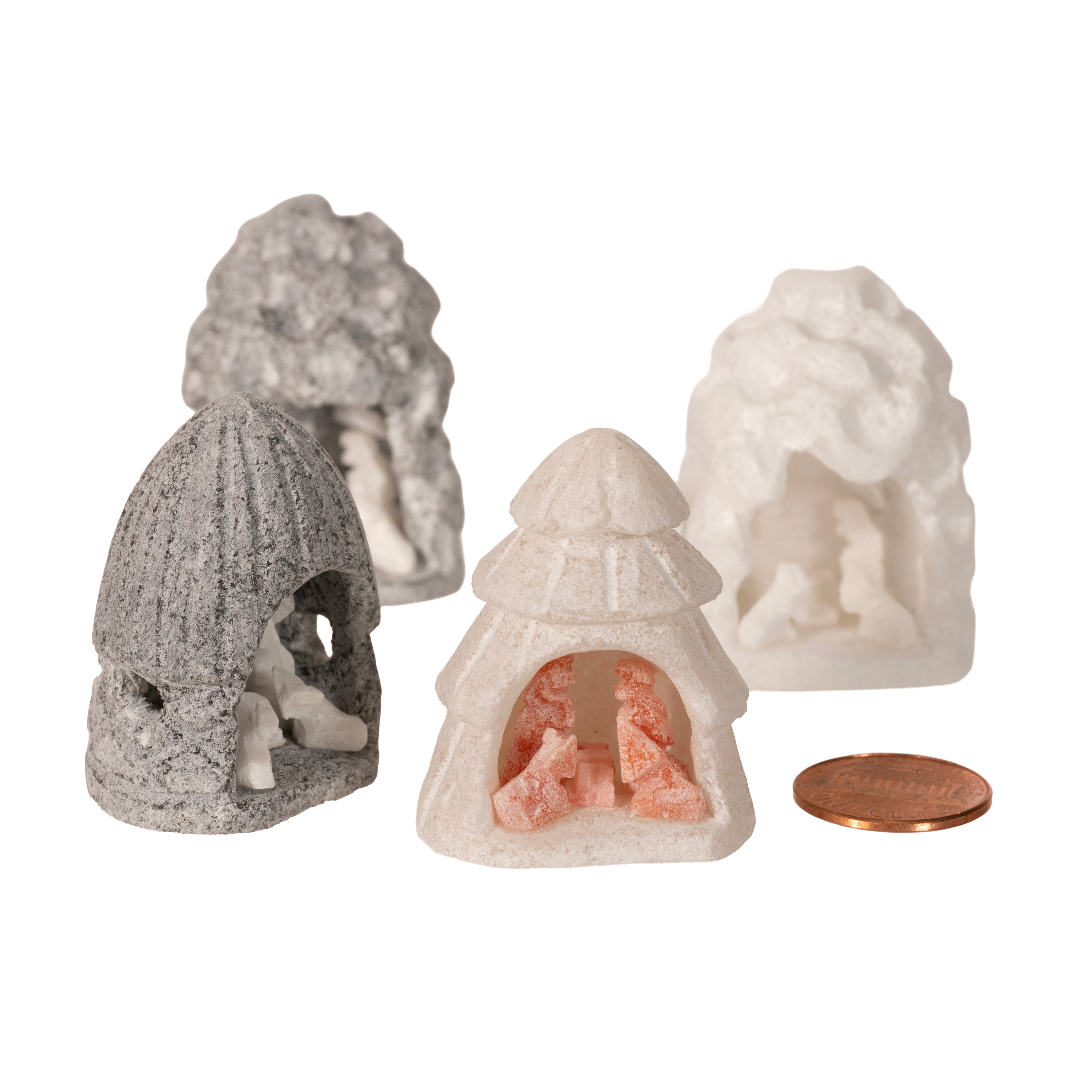 Nativity Alabaster Carving - Mini 1.25" (sold in 12's)