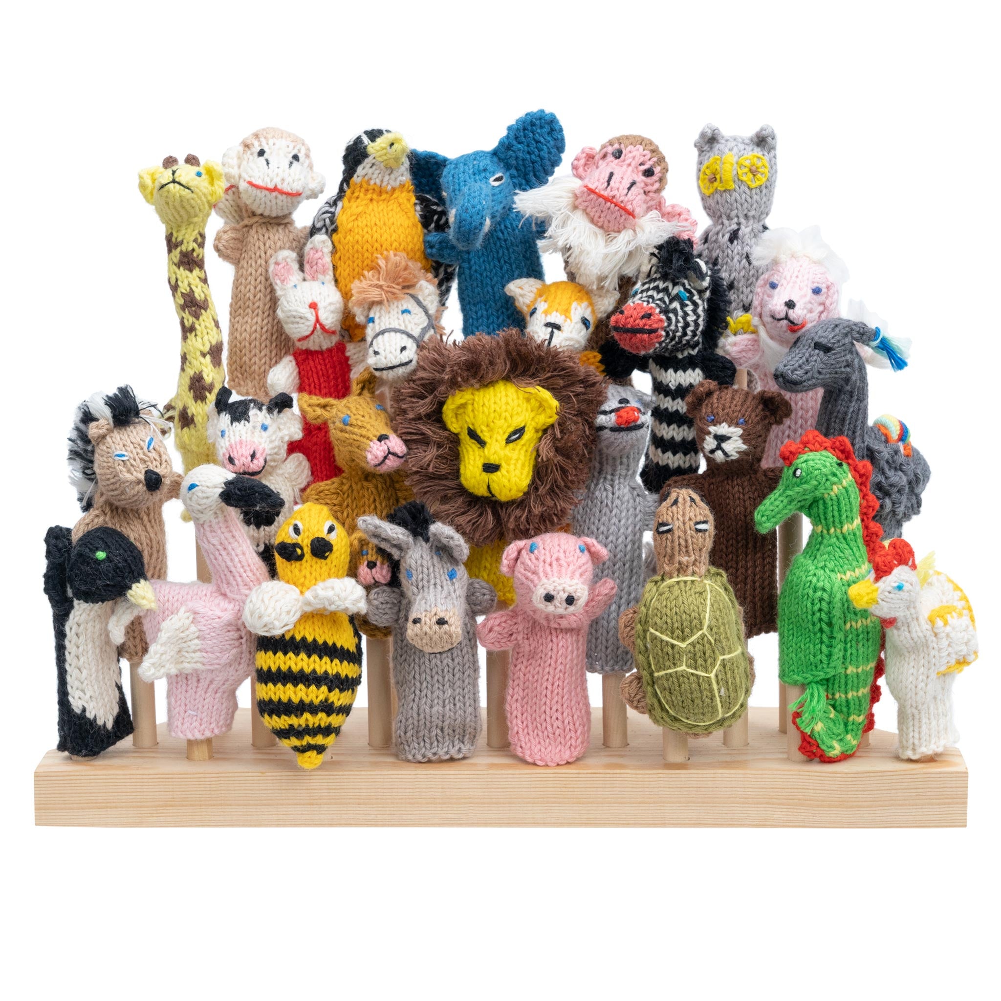 Animal Mix Organic Cotton Finger Puppet (sold in 100's)