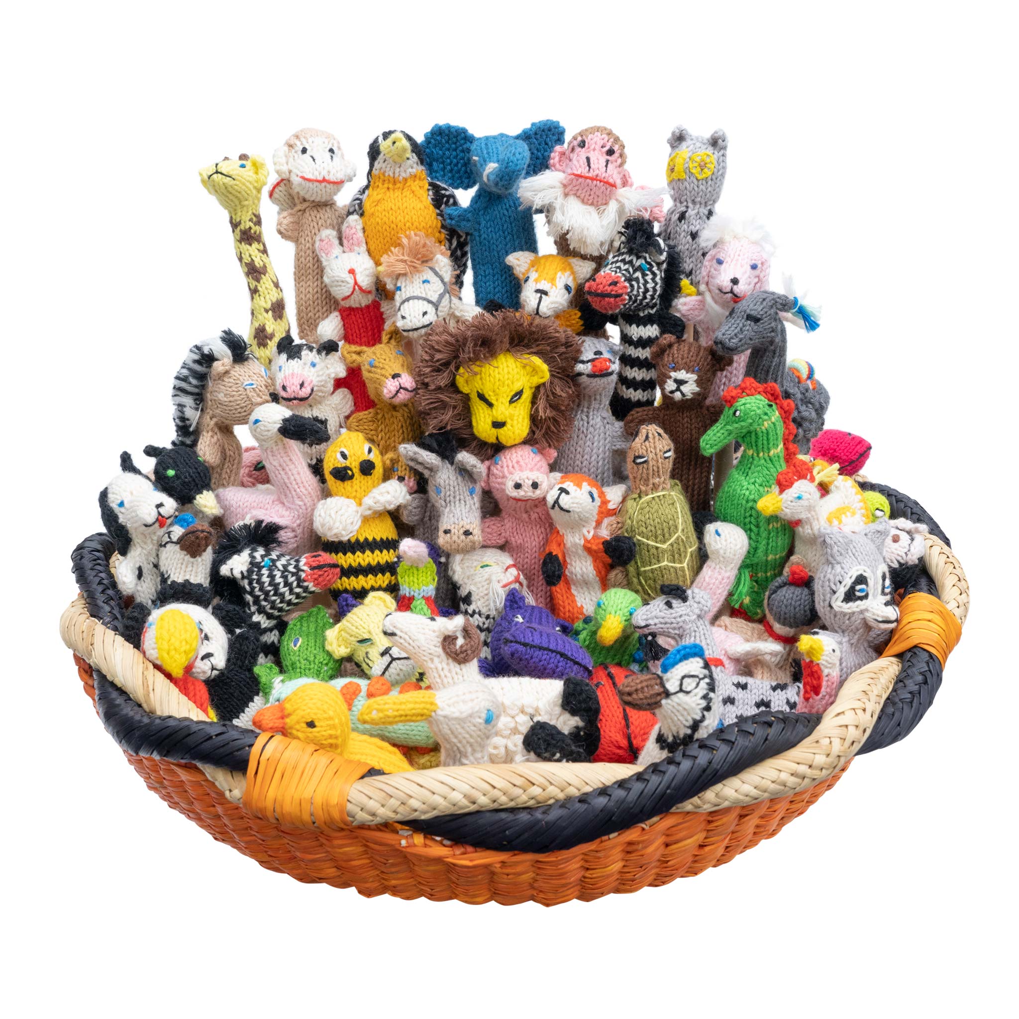 Animal Mix Organic Cotton Finger Puppet (sold in 100's)