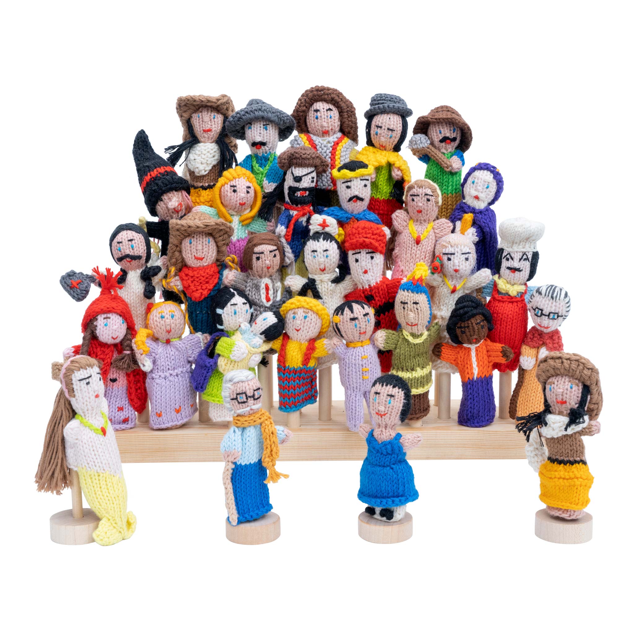 People Mix Organic Cotton Finger Puppet (sold in 50's)