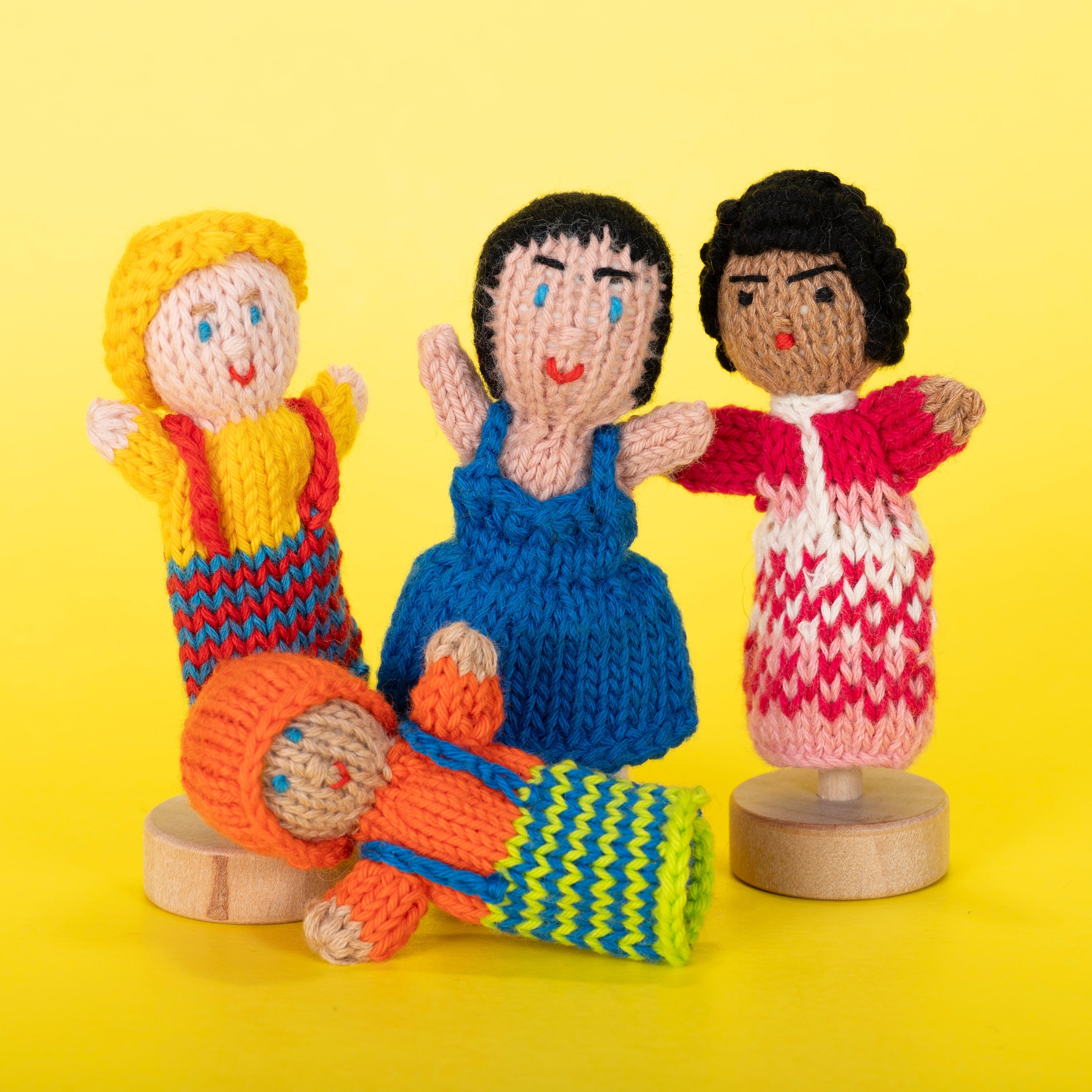 People Mix Organic Cotton Finger Puppet (sold in 50's)