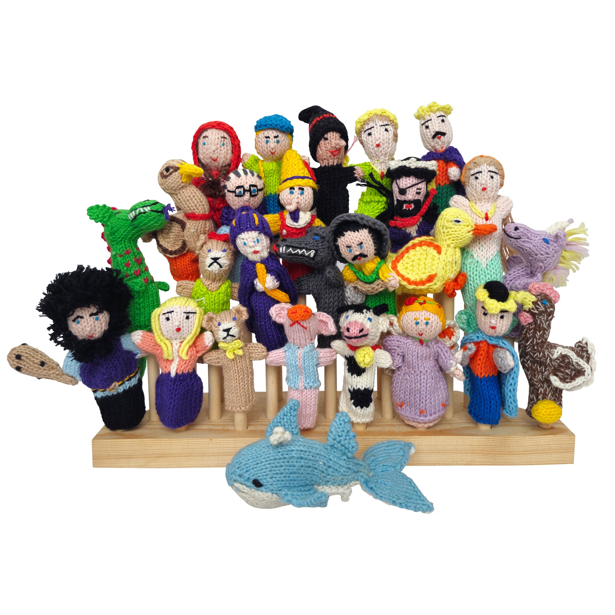 Fairy Tale Mix Organic Cotton Finger Puppet (sold in 50's)