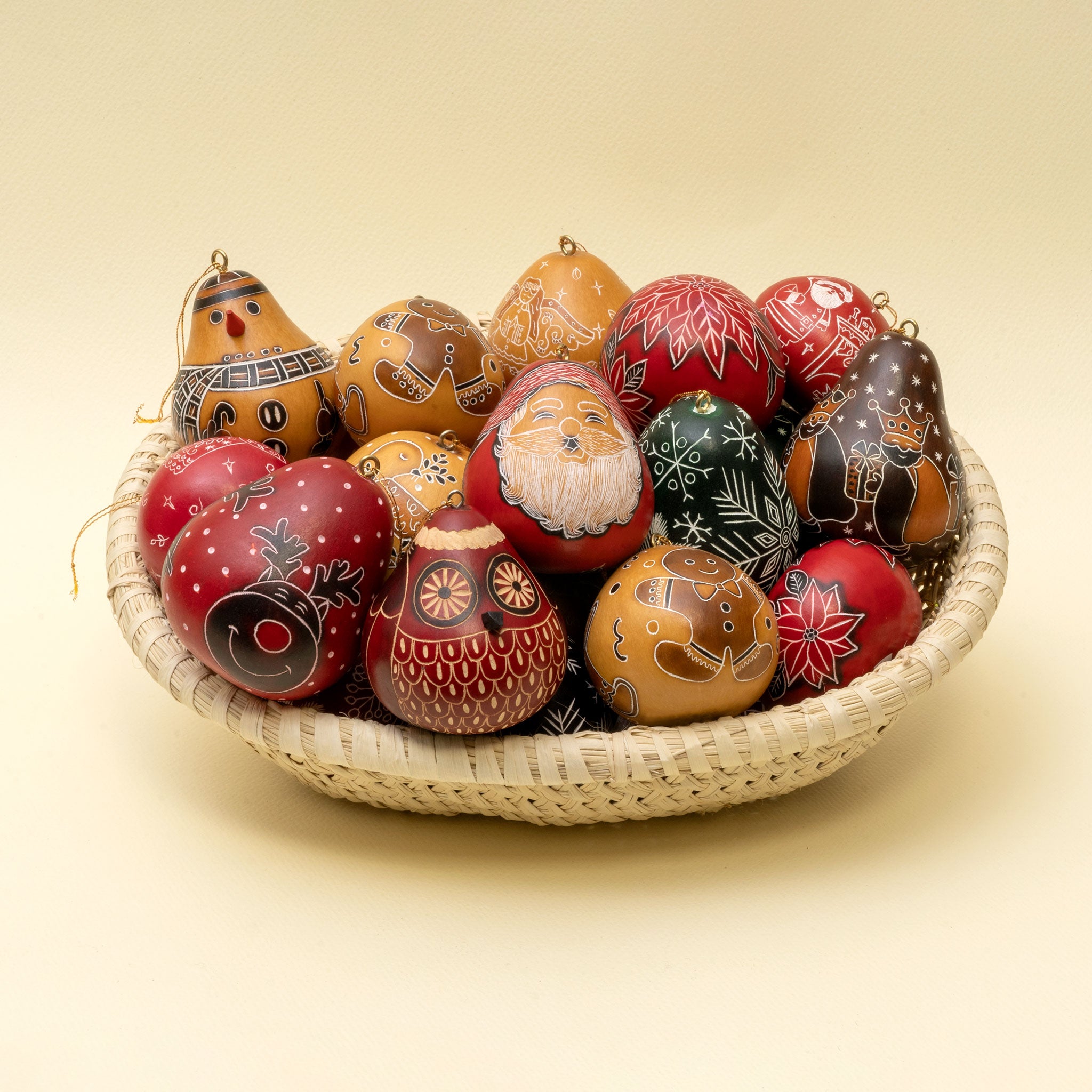 Christmas Mini Mix - Gourd Ornament (sold in 20s)