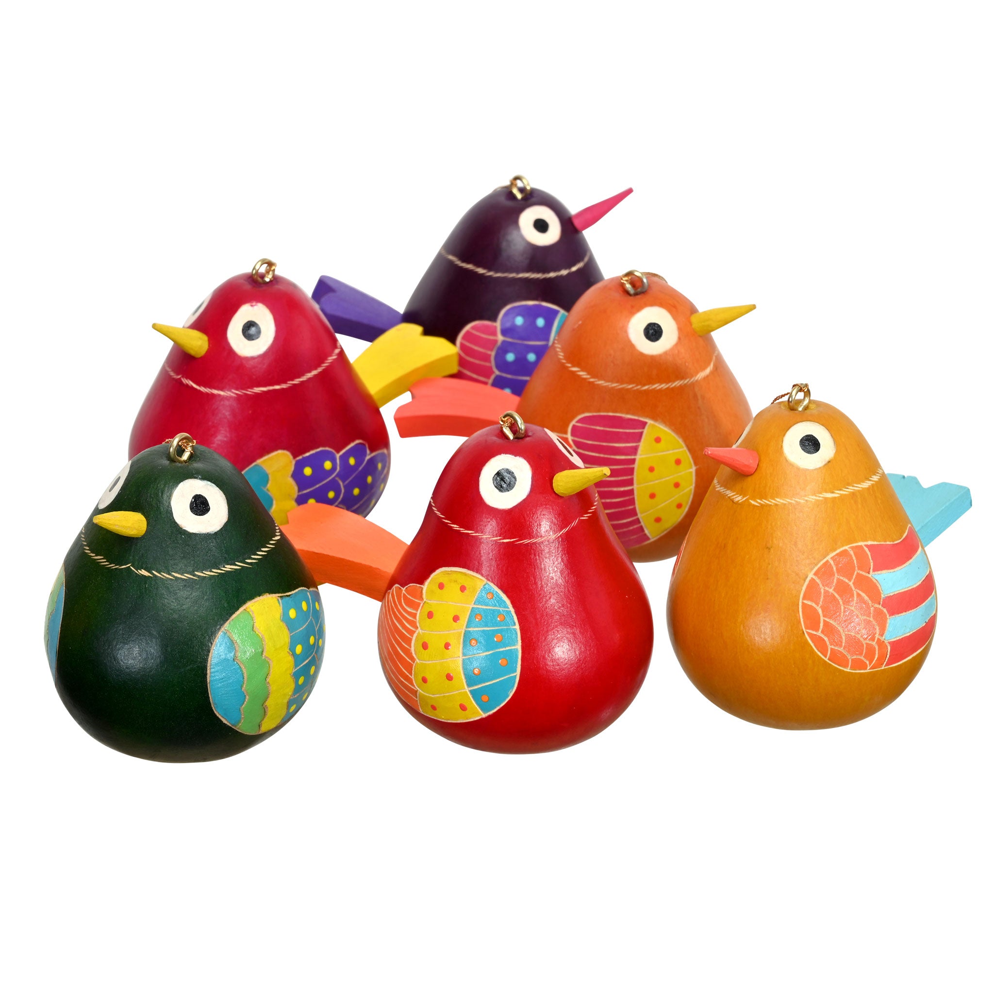 Birdies - Gourd Ornament (sold in 12's)