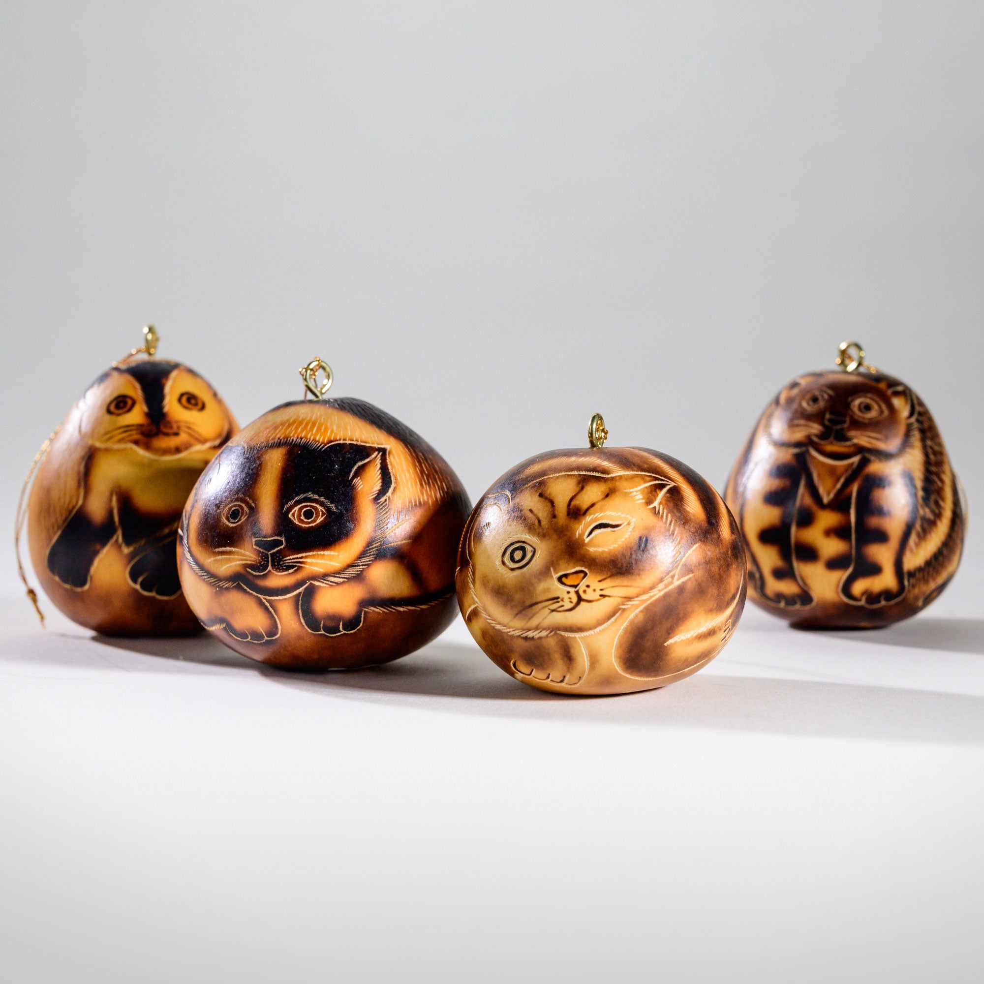 Cats Mini Mix - Gourd Ornament (sold in 20's)