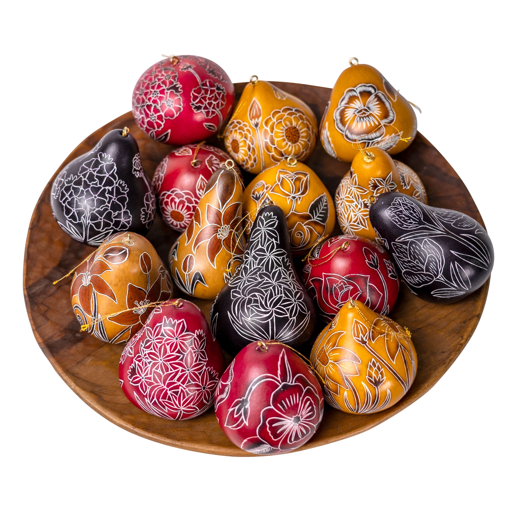 Flower Mix - Gourd Ornament