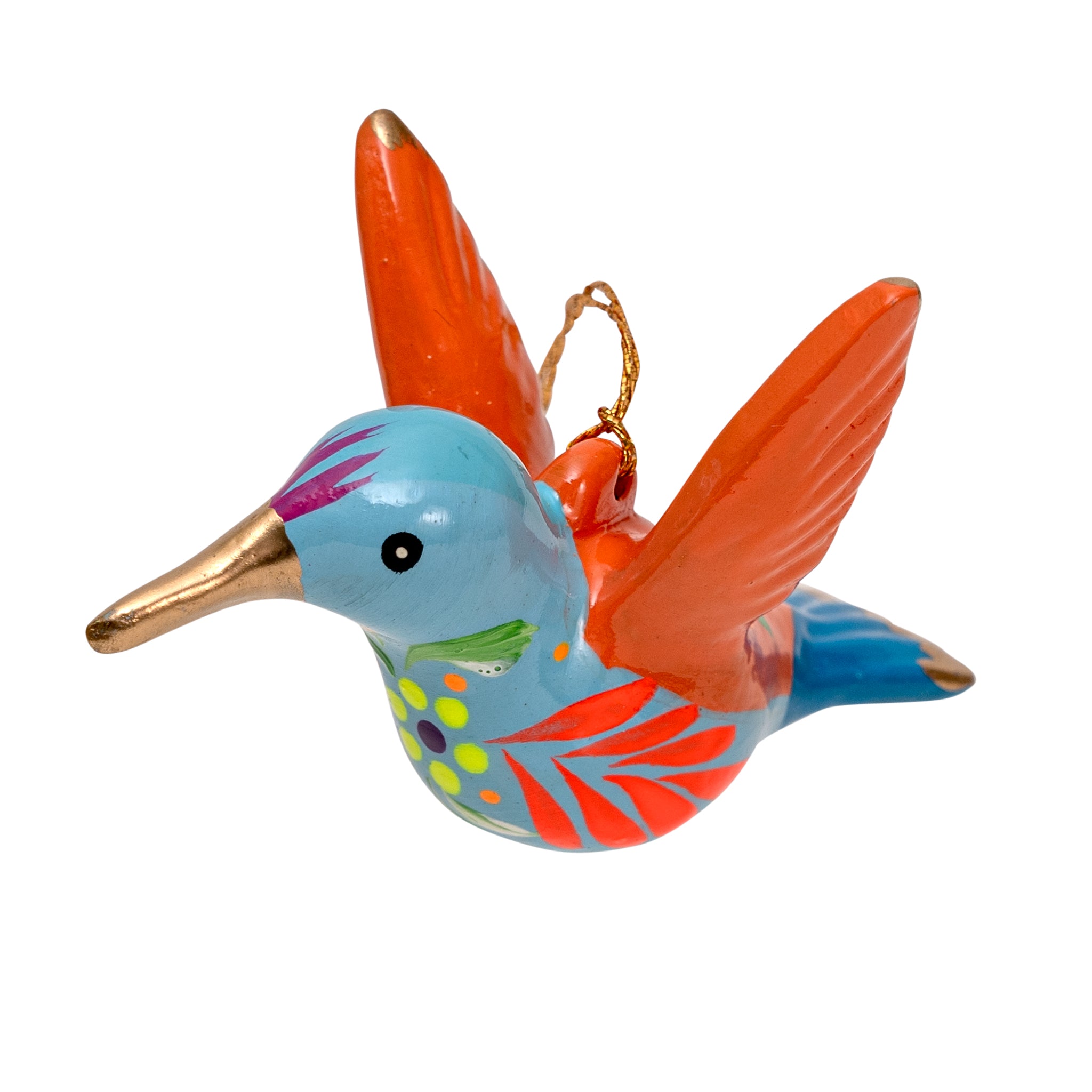 Hummingbird - Confetti Ceramic Ornament
