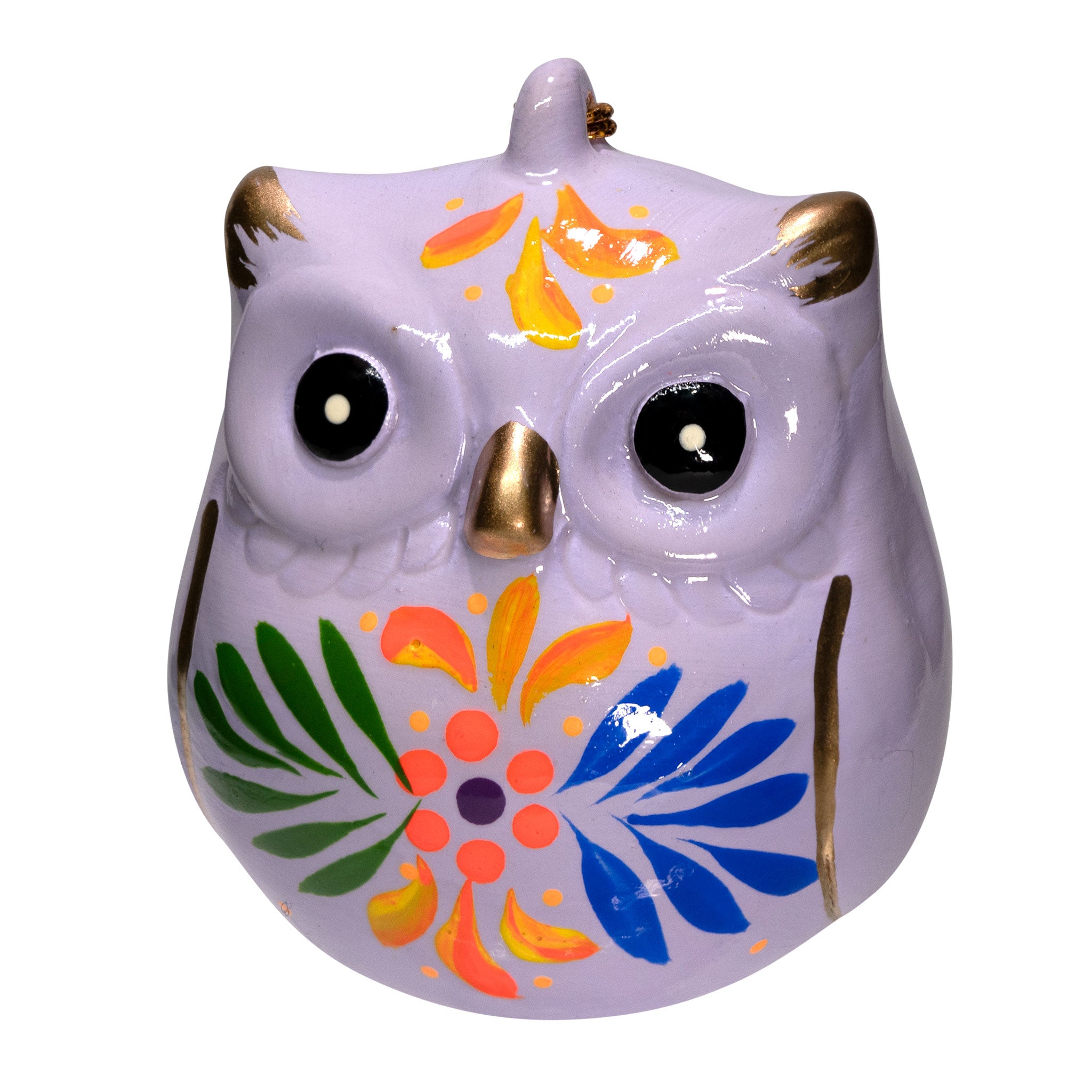 Owl - Confetti Ceramic Ornament