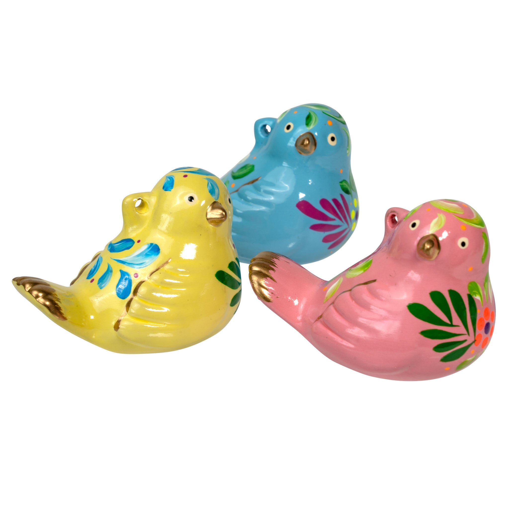 Bird Mix - Confetti Ceramic Ornament
