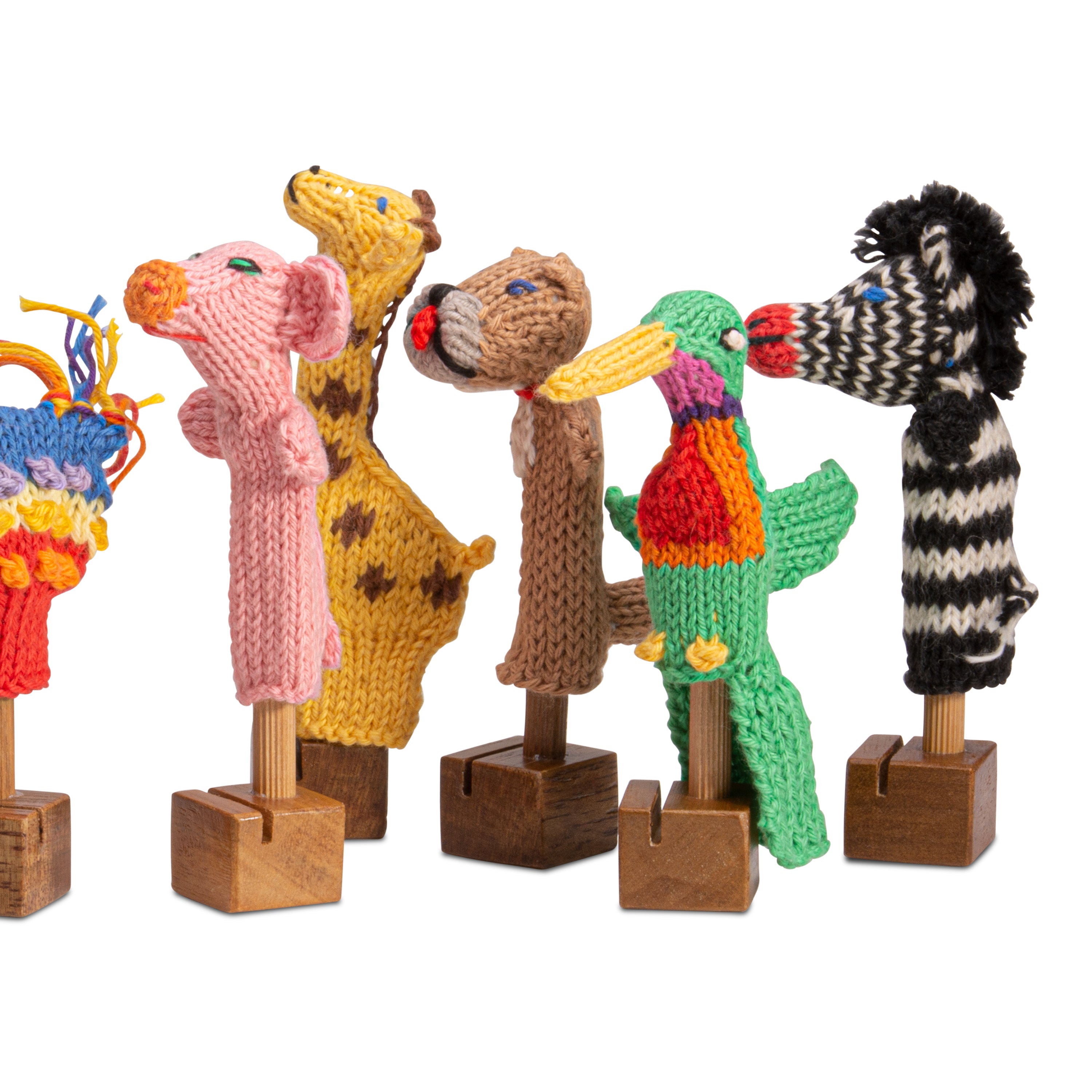 Animal Mix Organic Cotton Finger Puppet (sold in 100's)