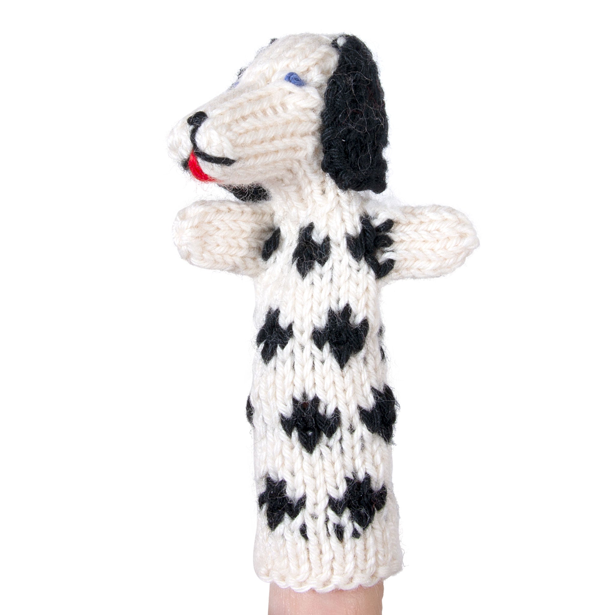 Dalmatian - Bright Organic Cotton Finger Puppet