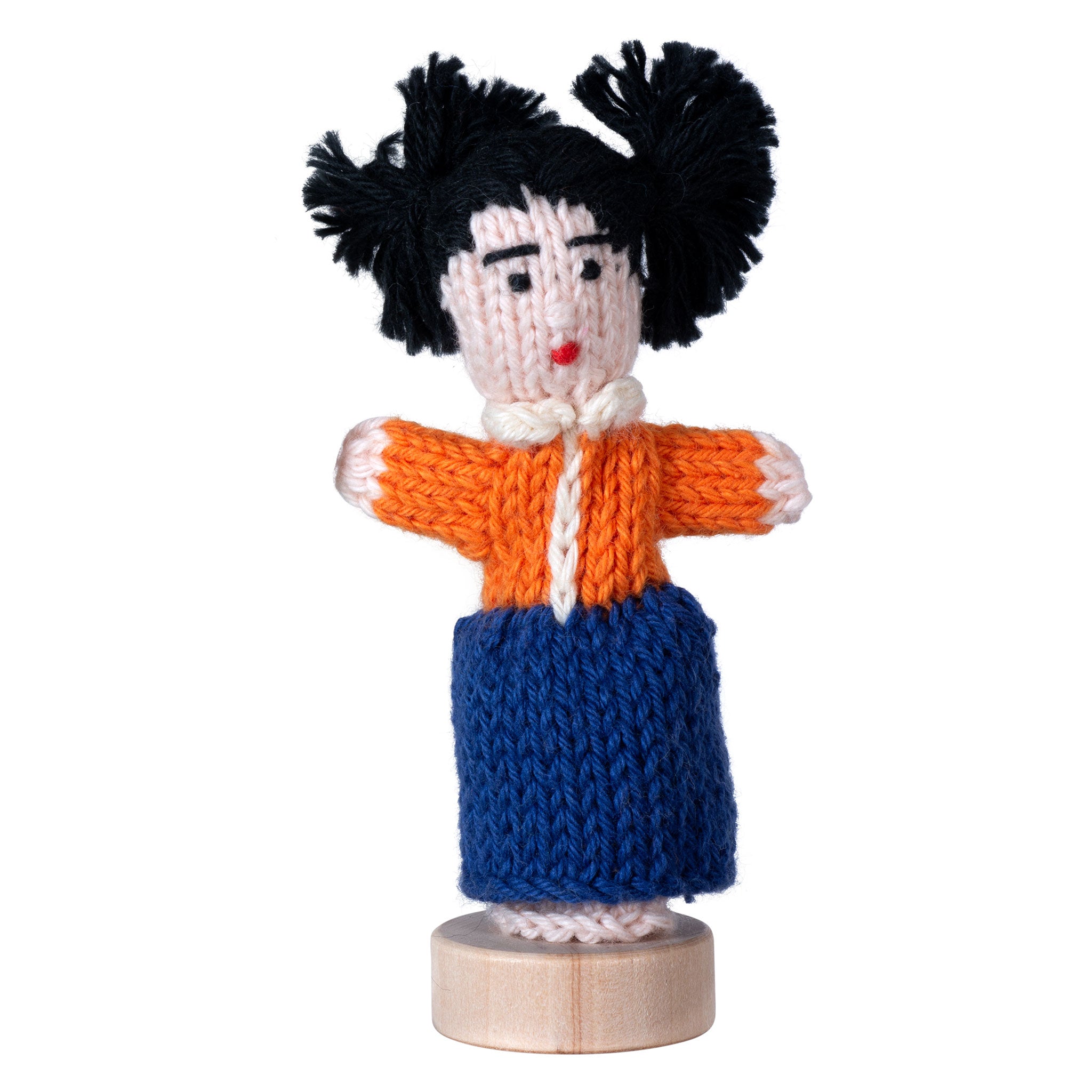 Girl A - Organic Cotton Finger Puppet