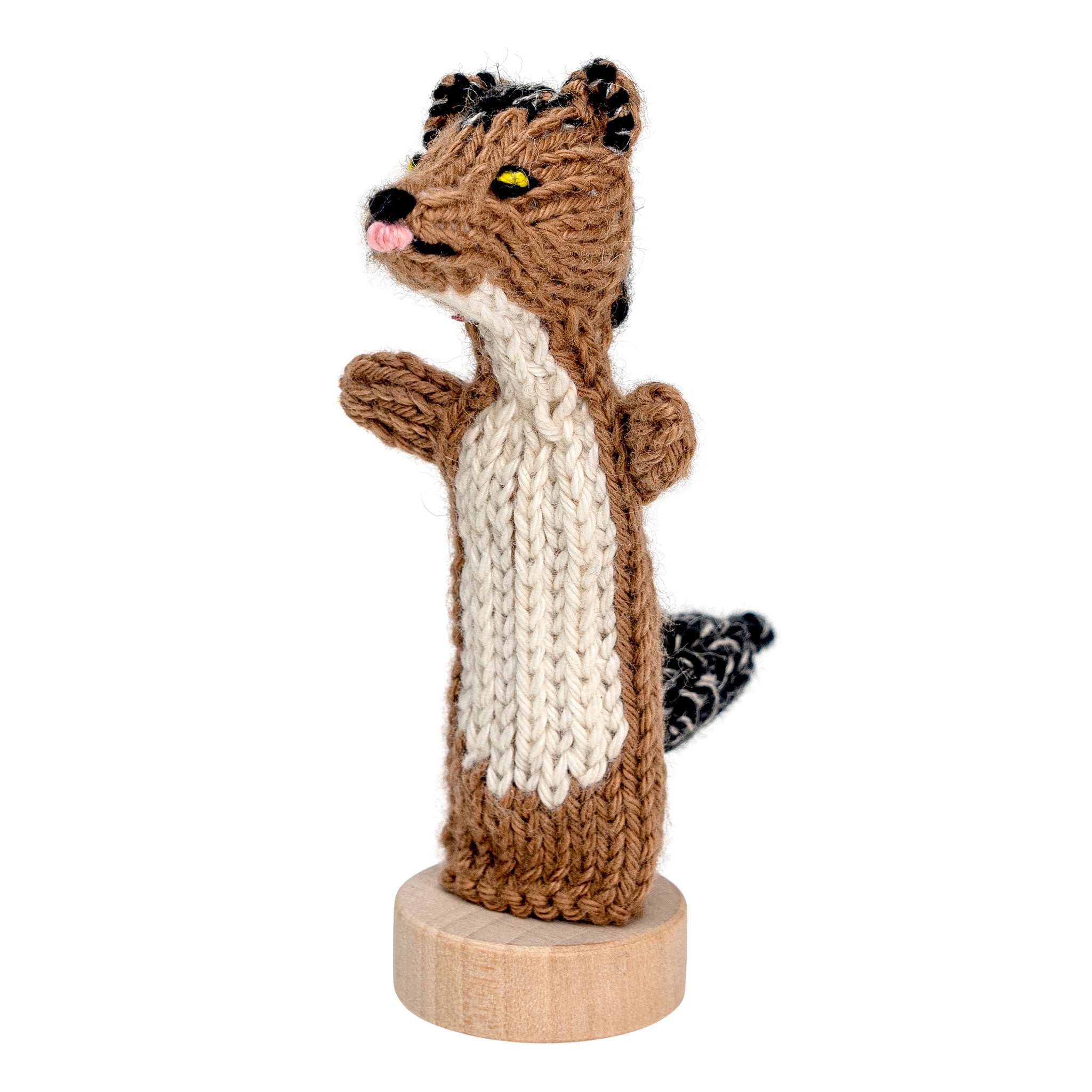 Jackal - Organic Cotton Finger Puppet