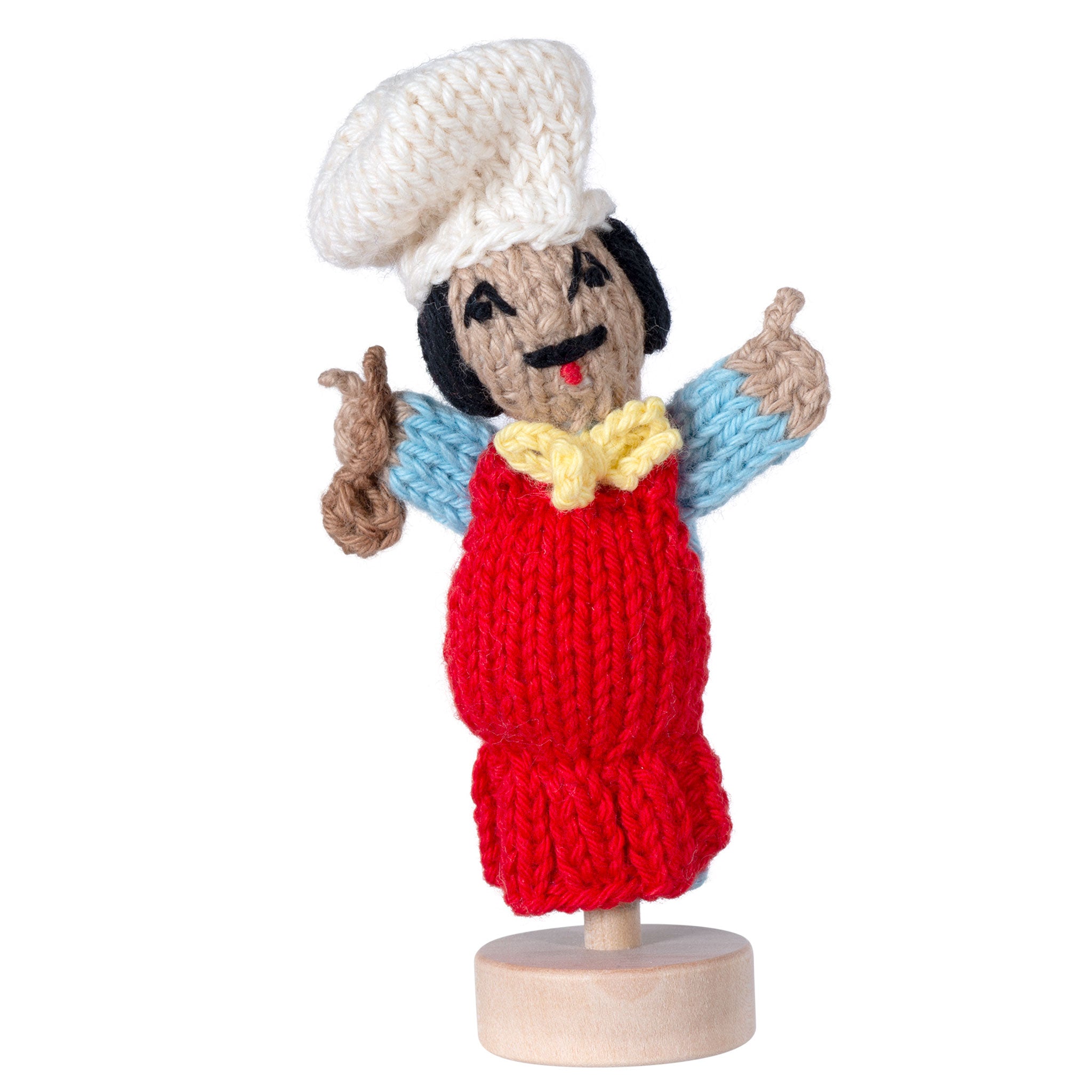 Chef - Bright Organic Cotton Finger Puppet