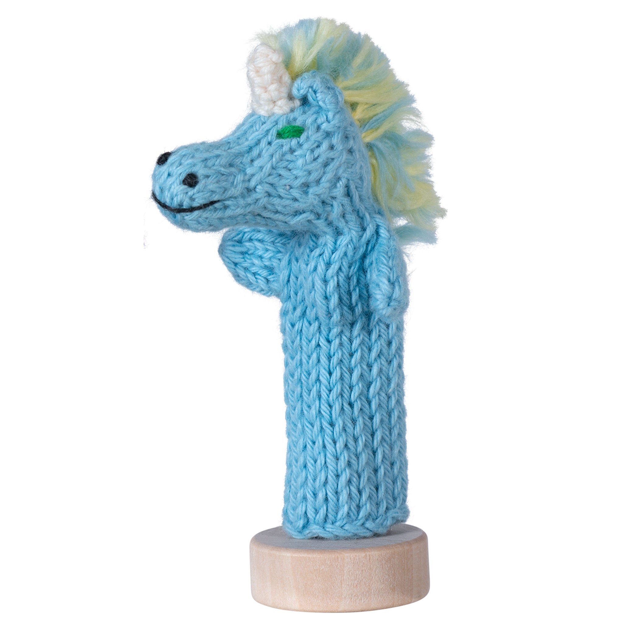 Unicorn - Bright Organic Cotton Finger Puppet