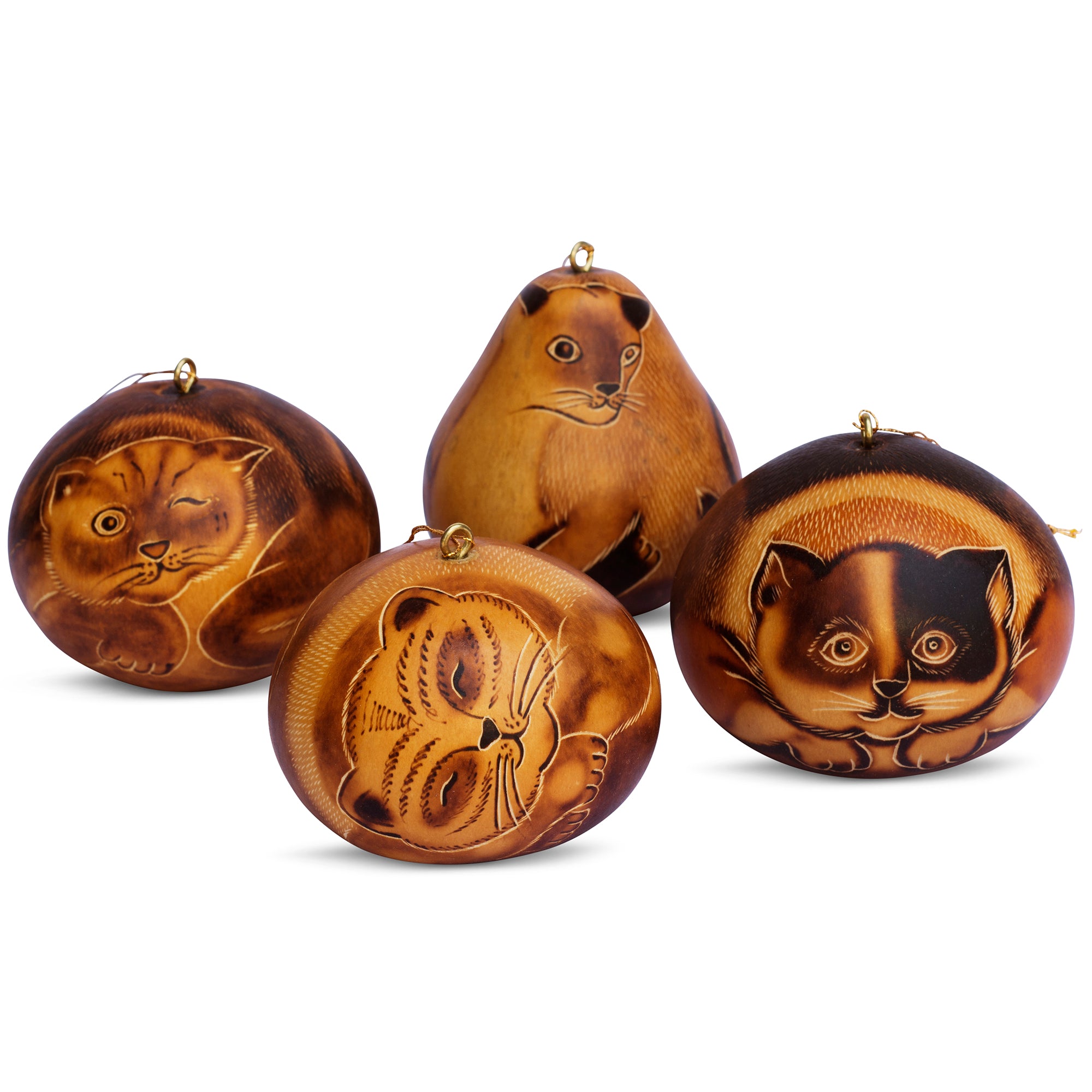 Cat - Gourd Ornament, assorted designs