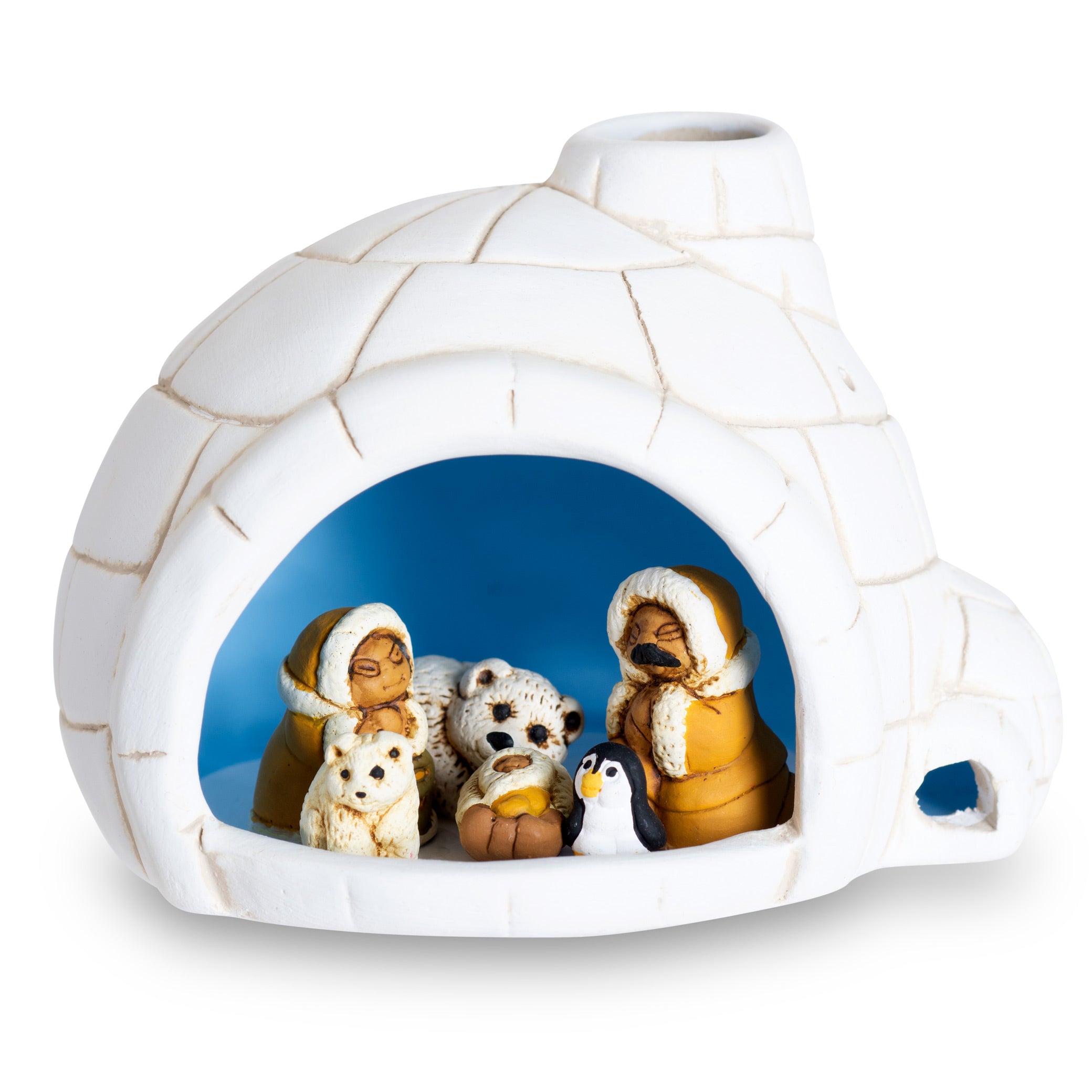 Igloo - Ceramic Nativity - 3" H