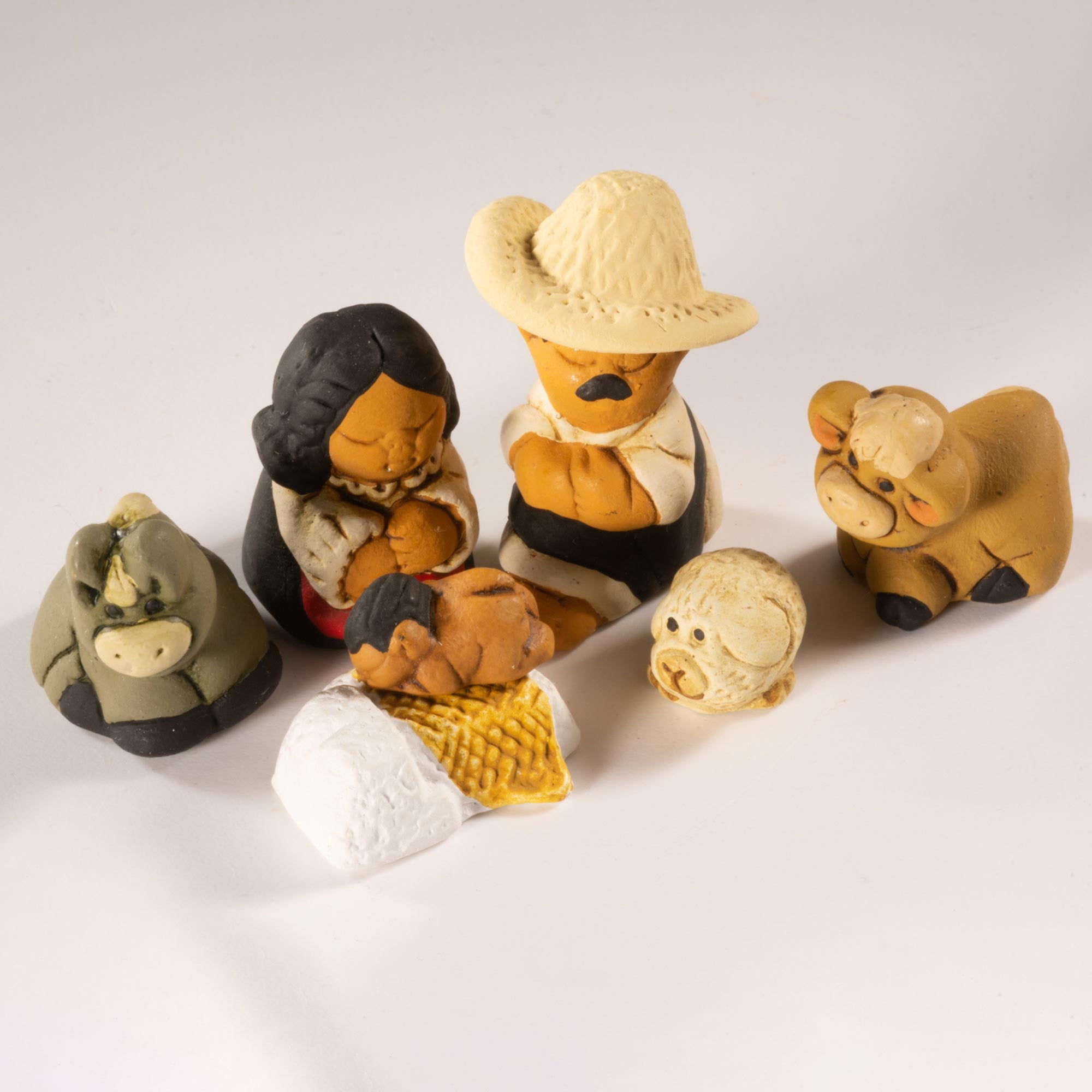 Characato - Mini Nativity Set of 9, 1.3"H