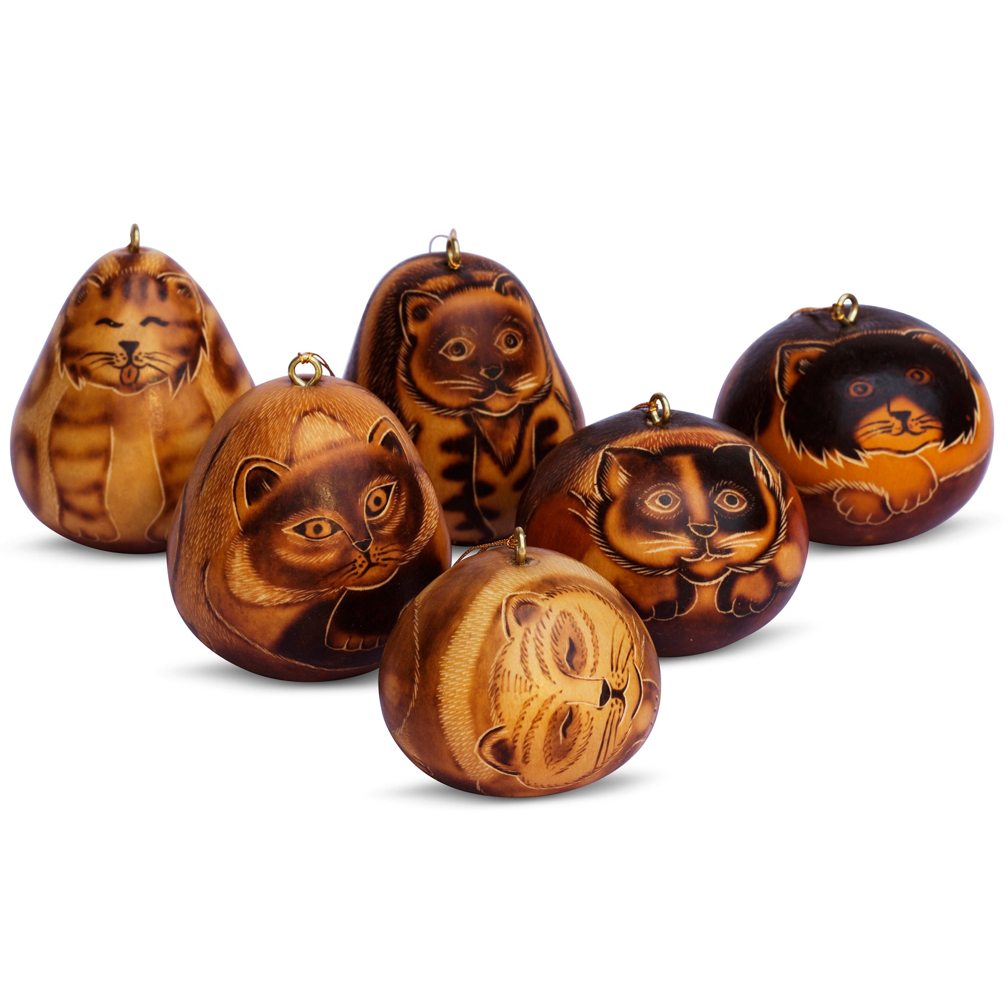 Cats Mini Mix - Gourd Ornament (sold in 20's)