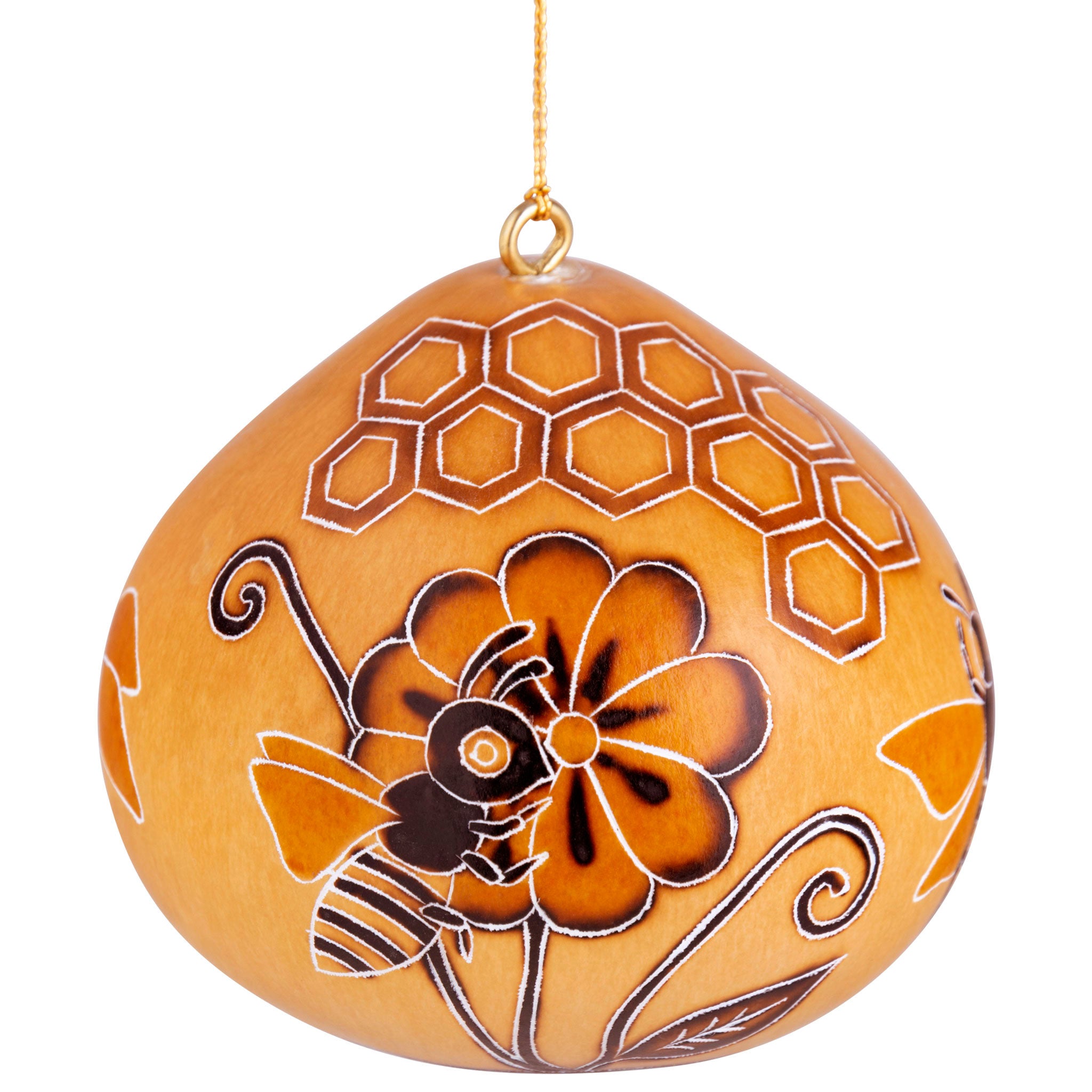 Beehive - Gourd Ornament