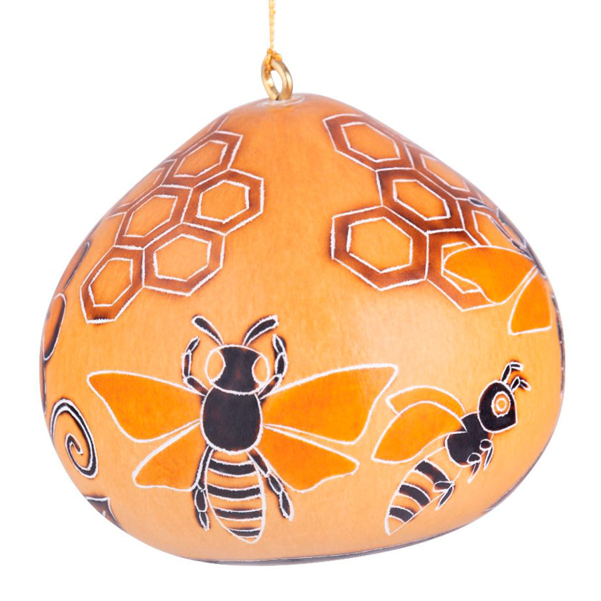 Beehive - Gourd Ornament