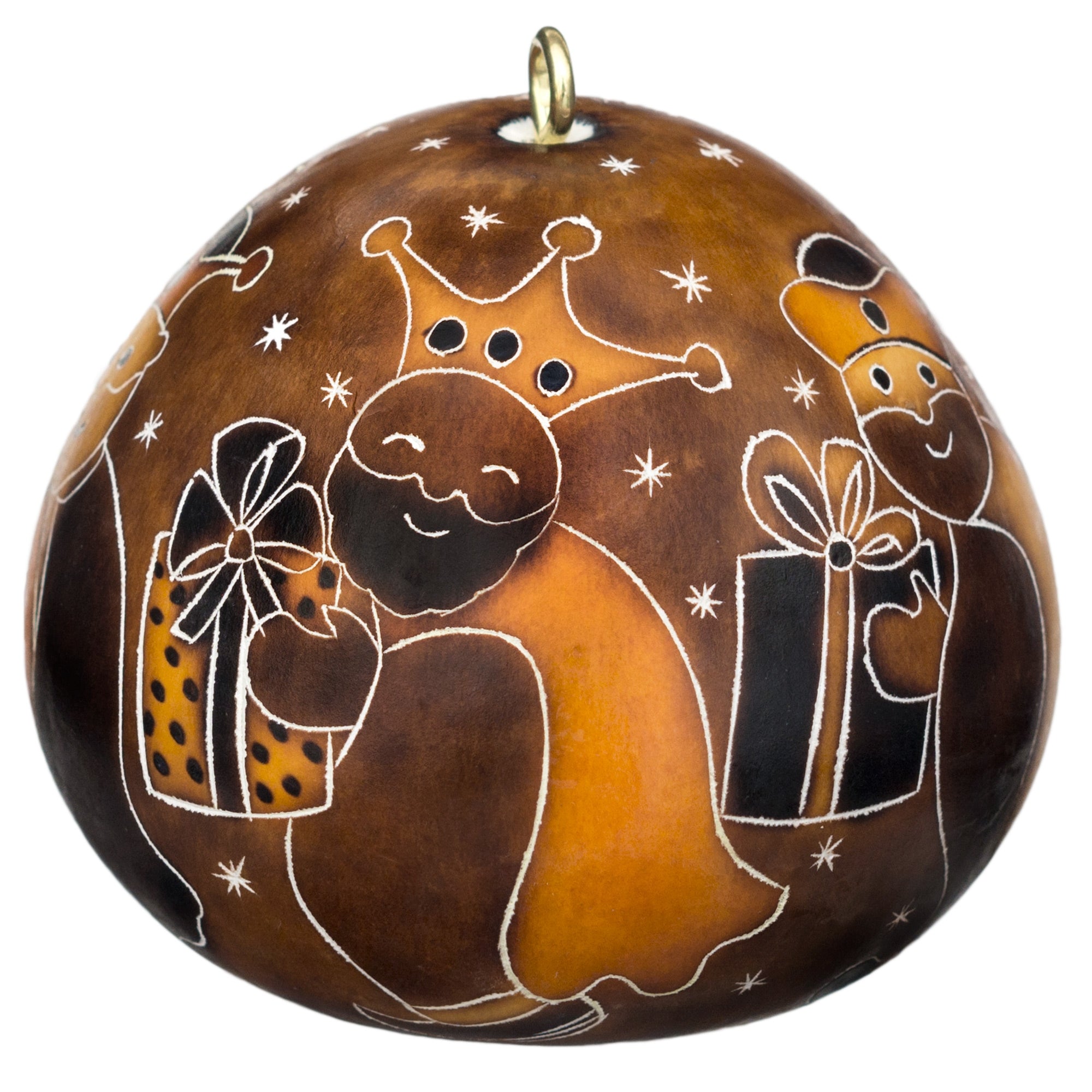 Kings - Mini Gourd Ornament